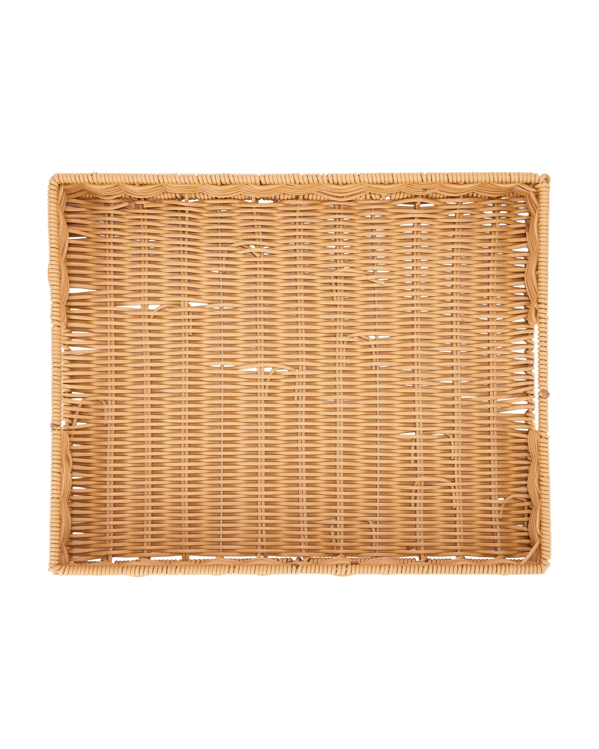 3 Rattan Look Rectangle Decor Tray, 3 of 6