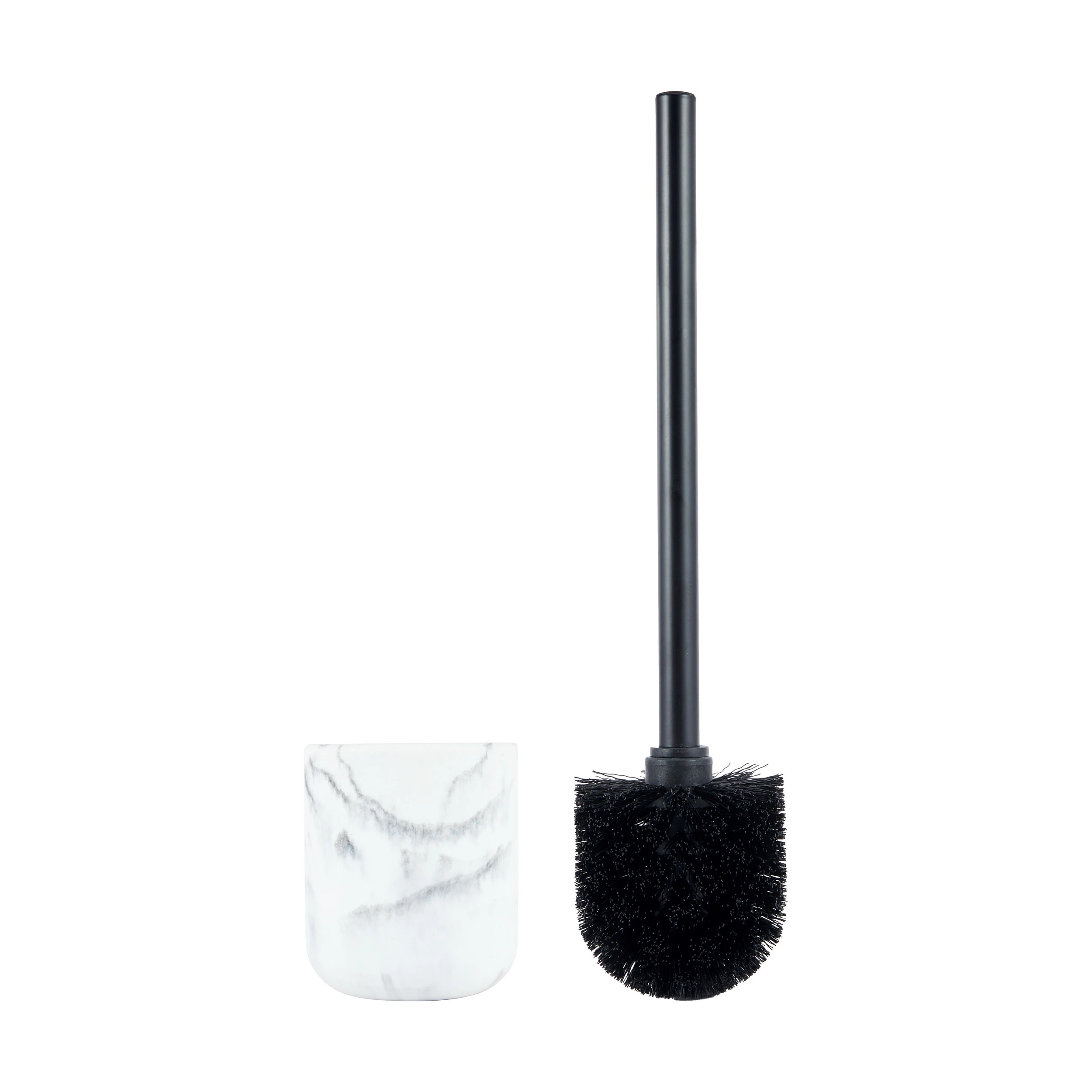 1 Marble Look Toilet Brush - Anko - White, 1 of 6