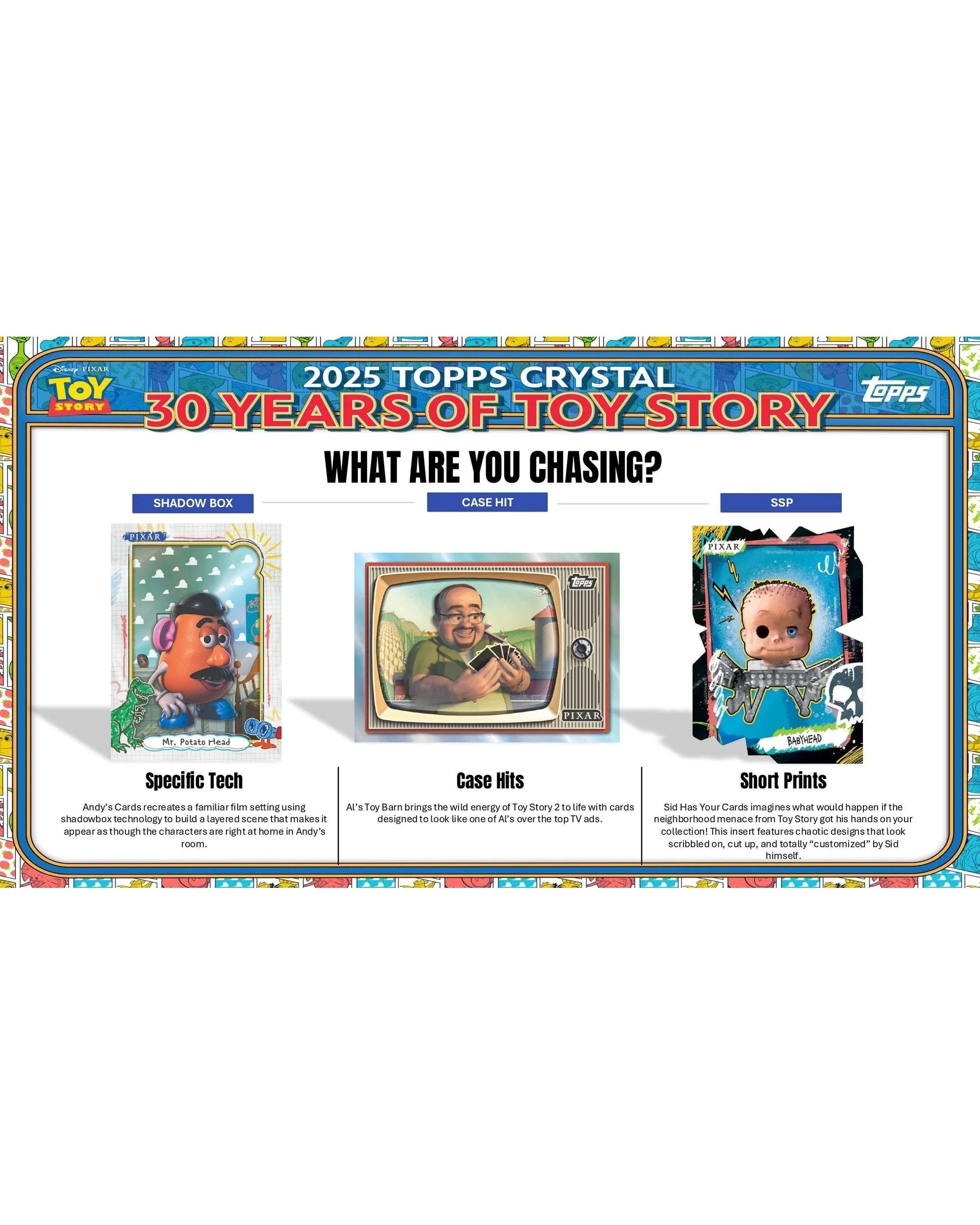 4 Topps 2025 Crystal Disney Pixar 30 Years of Toy Story Hobby Box, 4 of 10