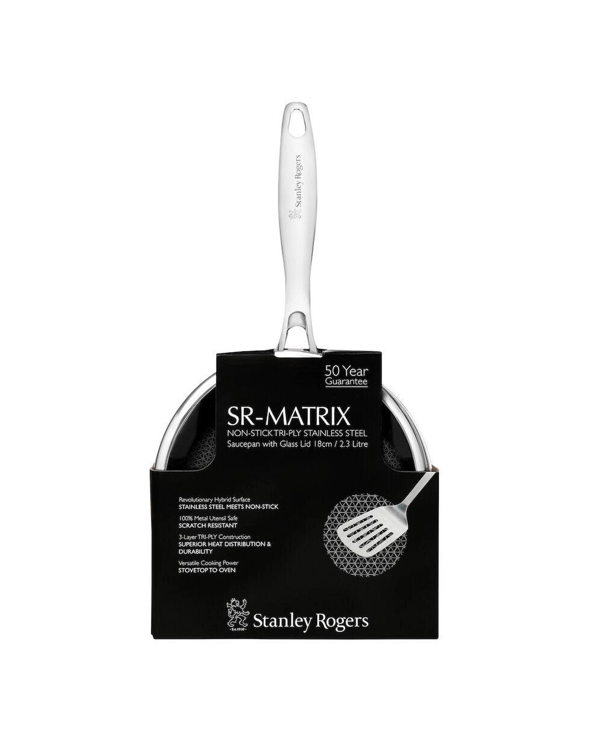 6 Stanley Rogers Matrix Saucepan with Lid  18cm  2.3L  Suits Induction, 6 of 6