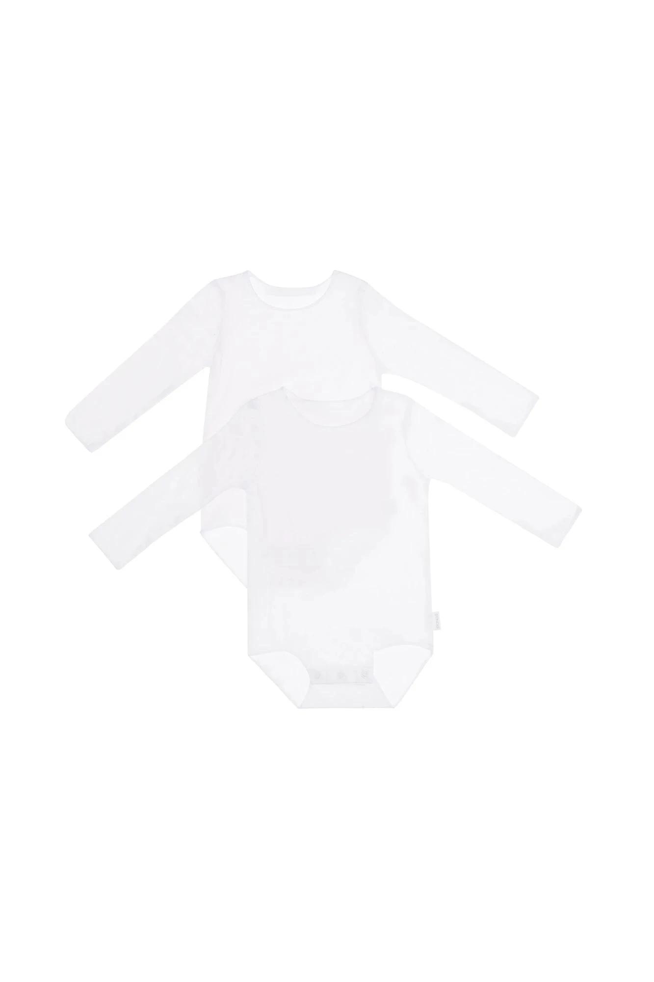 2 2 Pack Bonds Baby Wonderbodies Bodysuits WHITE, 2 of 4