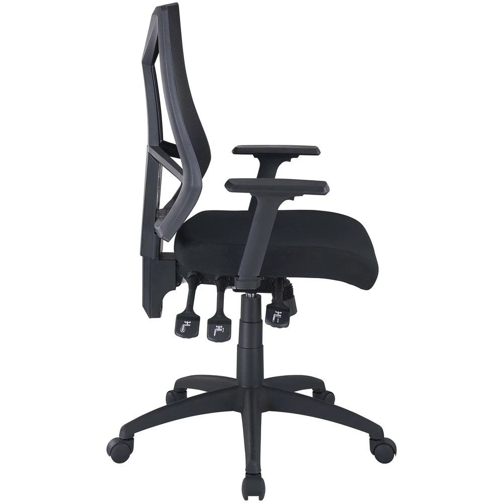 3 Doncaster Ergonomic High Back Chair Black Ergonomic Chairs and Desk Chairs, 3 of 10