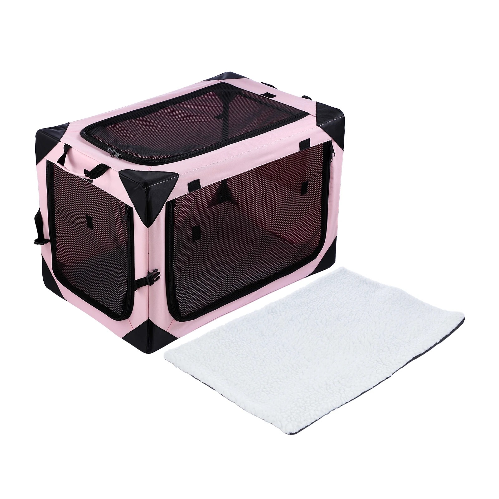 6 Pet Scene Dog Pet Cat Crate Cage Rabbit Hutch Bird Puppy Pink, 6 of 7