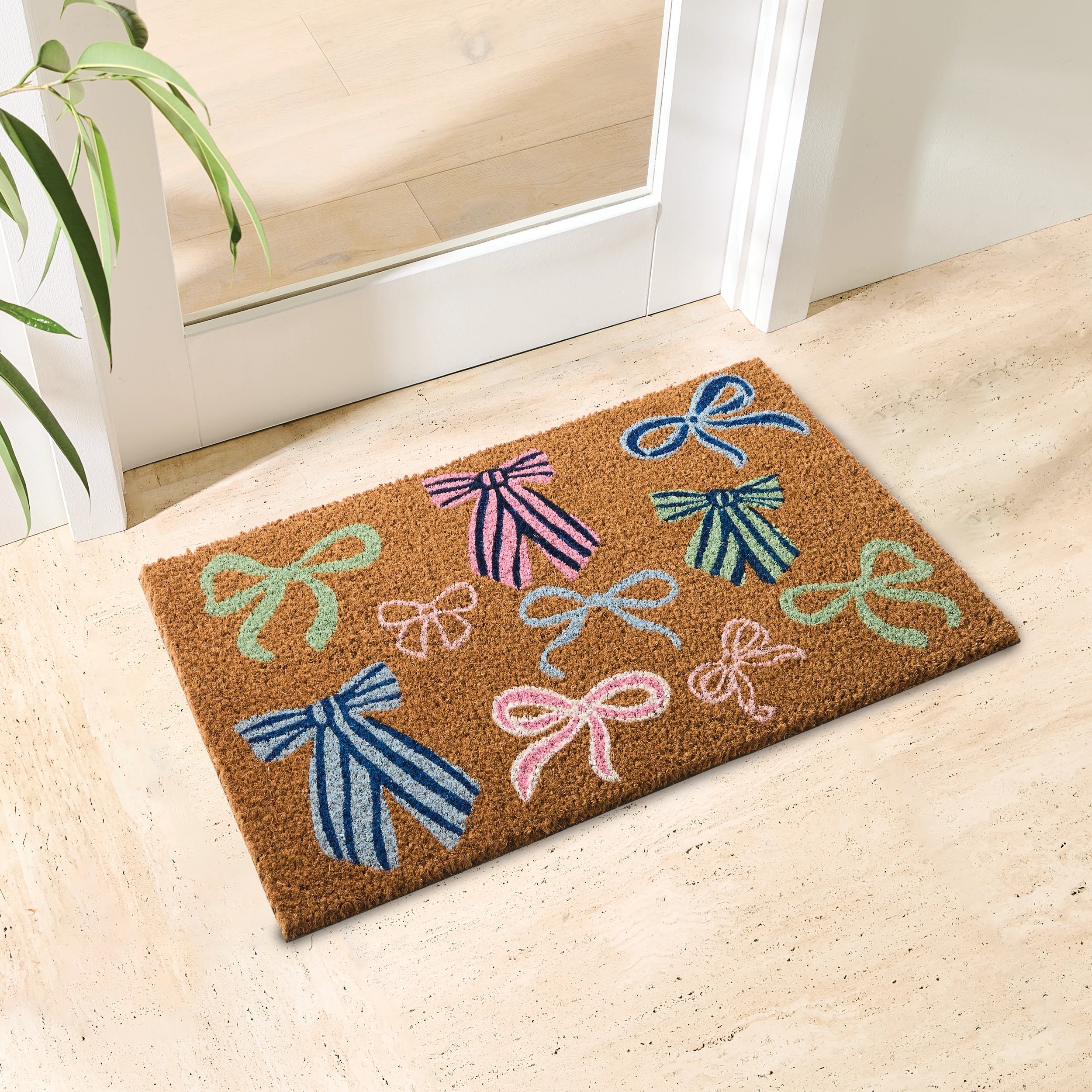 1 Bow Door Mat - 60cm x 40cm, 1 of 5