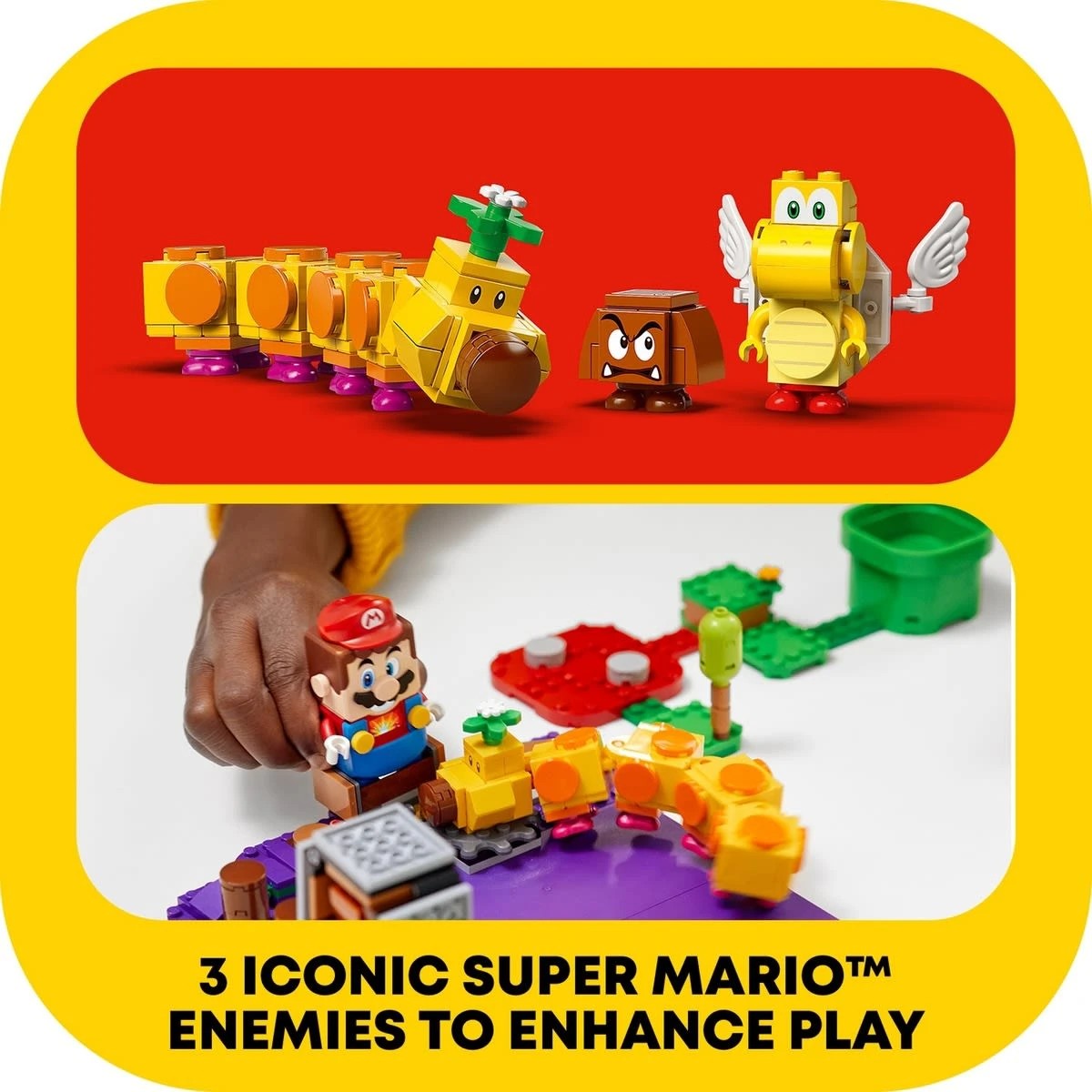 5 LEGO Super Mario Wiggler's Poison Swamp Expansion Set 71383, 5 of 9