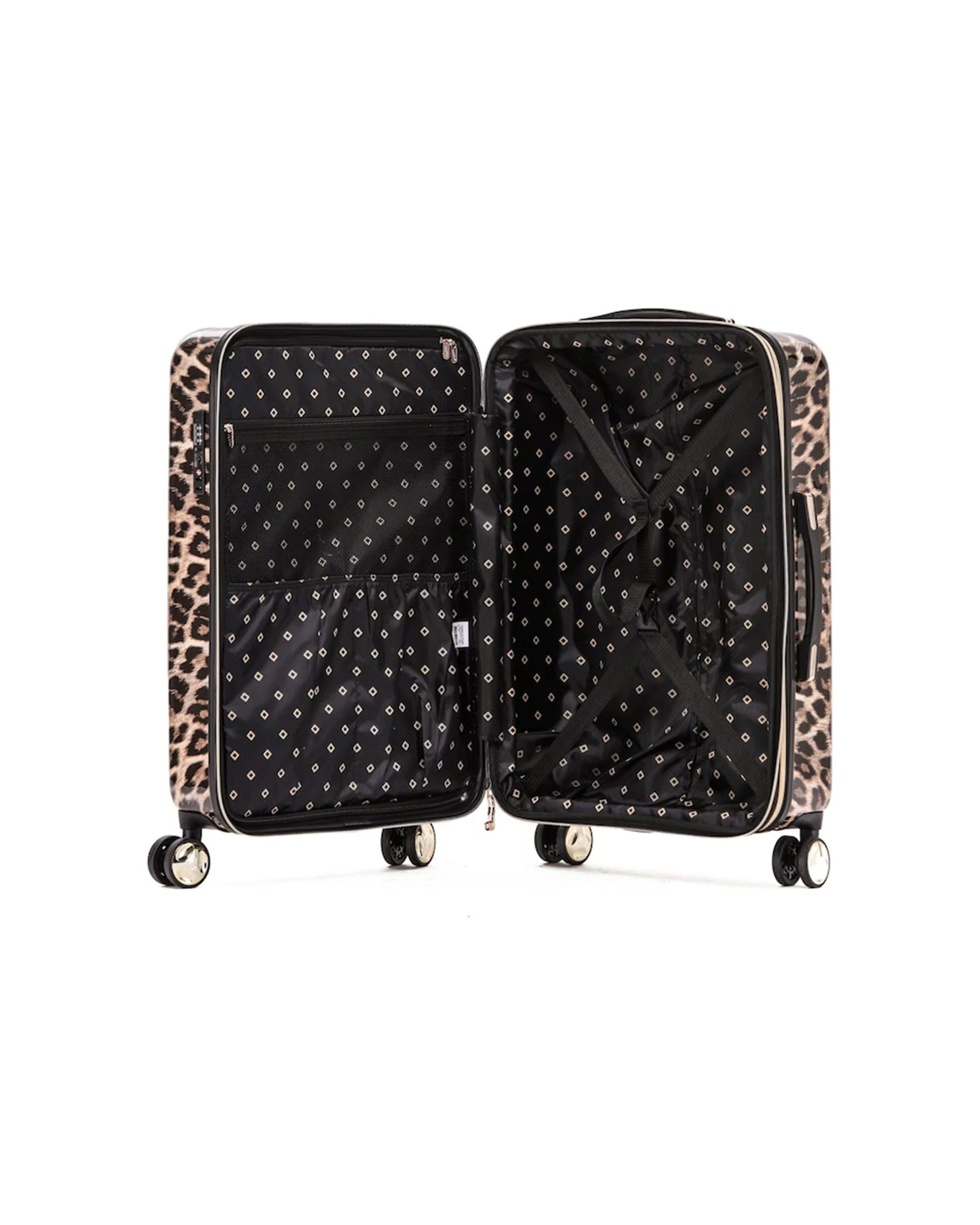 3 Tosca 3Pc Wheeled Hard Shell Suitcase Luggage Set - Pattern, 3 of 3