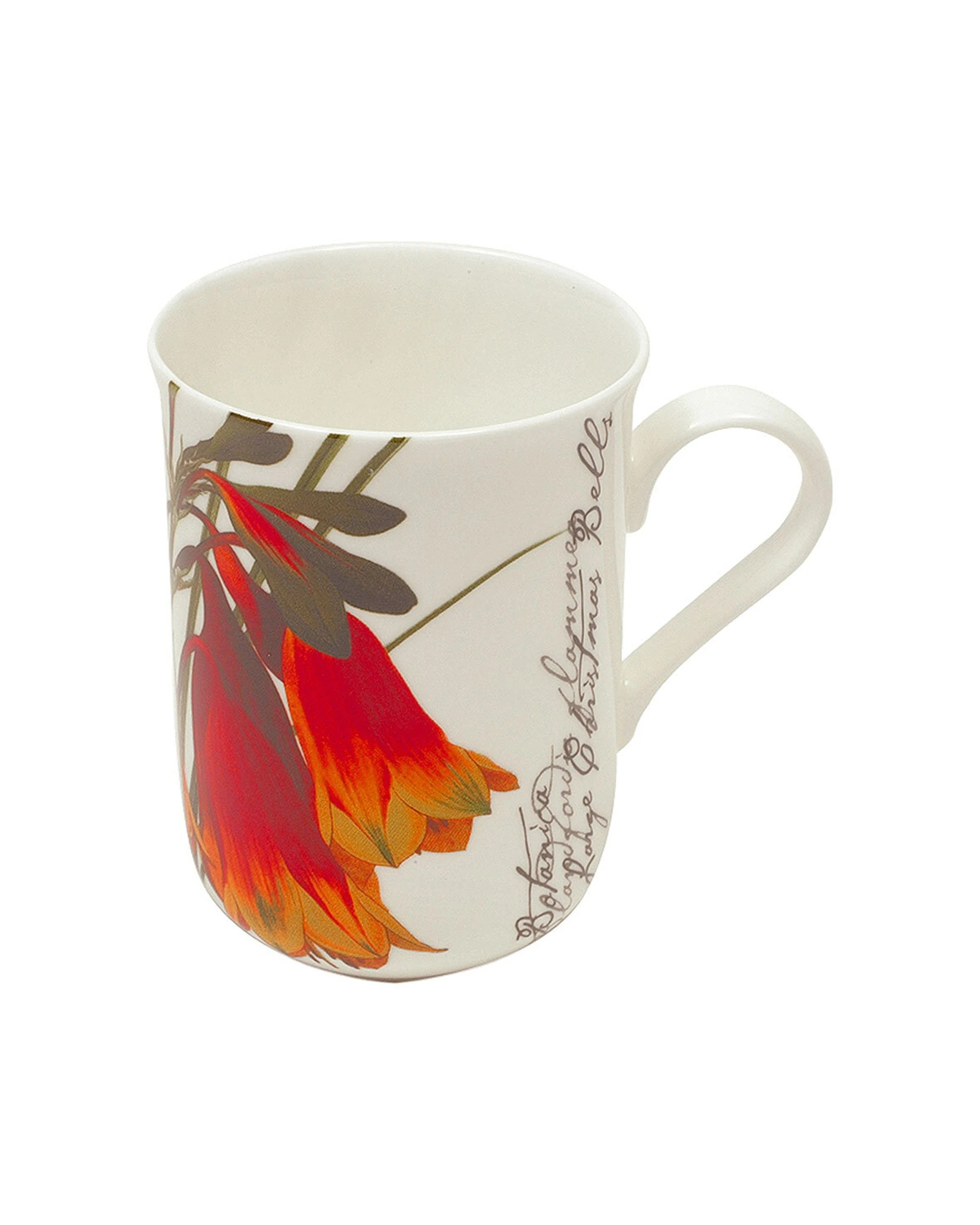 3 Maxwell & Williams Botanicals Mug Fine Bone China 300ml Native Bells - Red, 3 of 3