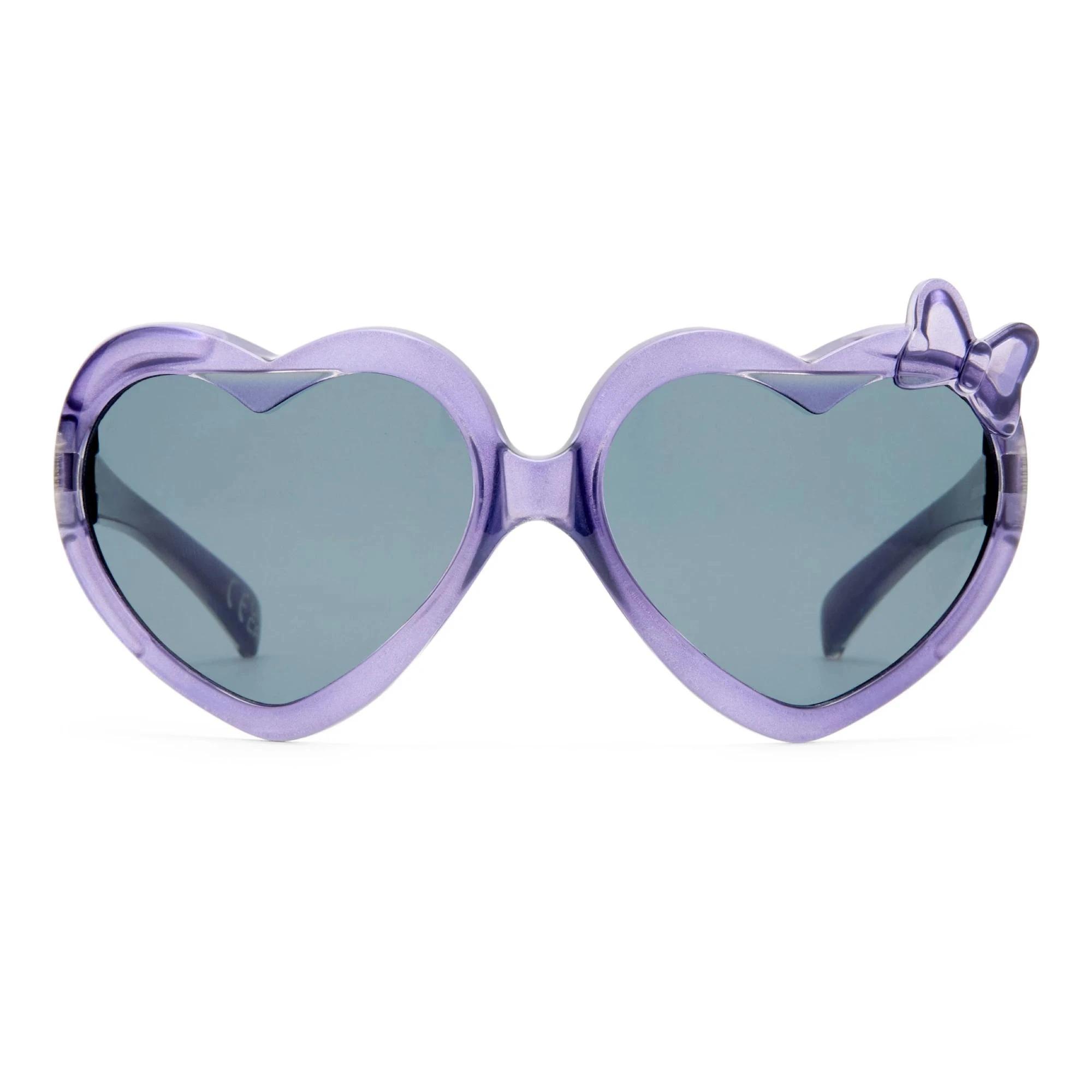 1 SOLARIZED® Kids Heart Wrap Sunglasses, Hot PEARLISED PURPLE, 1 of 3