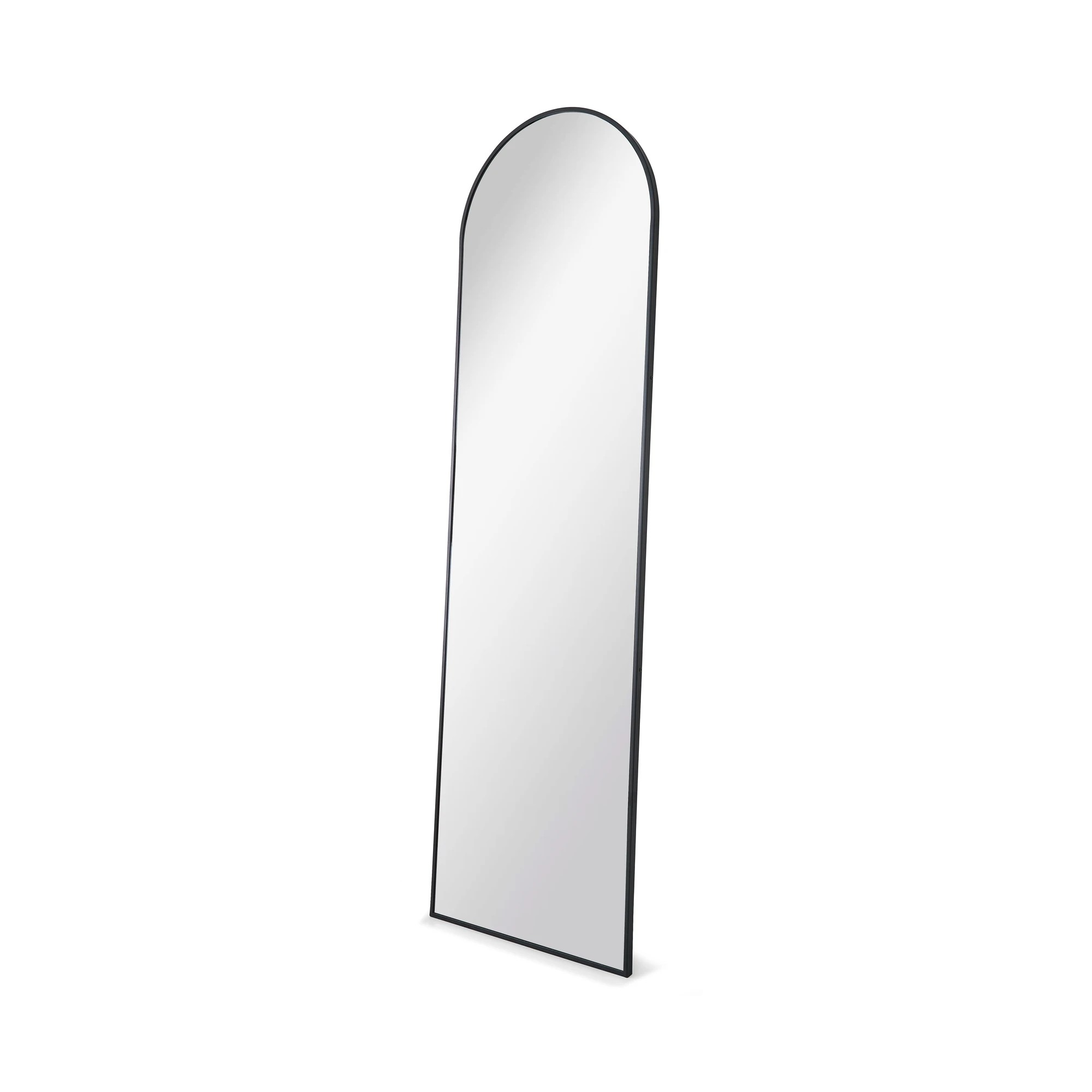 3 Arch Black Floor Mirror, 170cm x 50cm, 3 of 7
