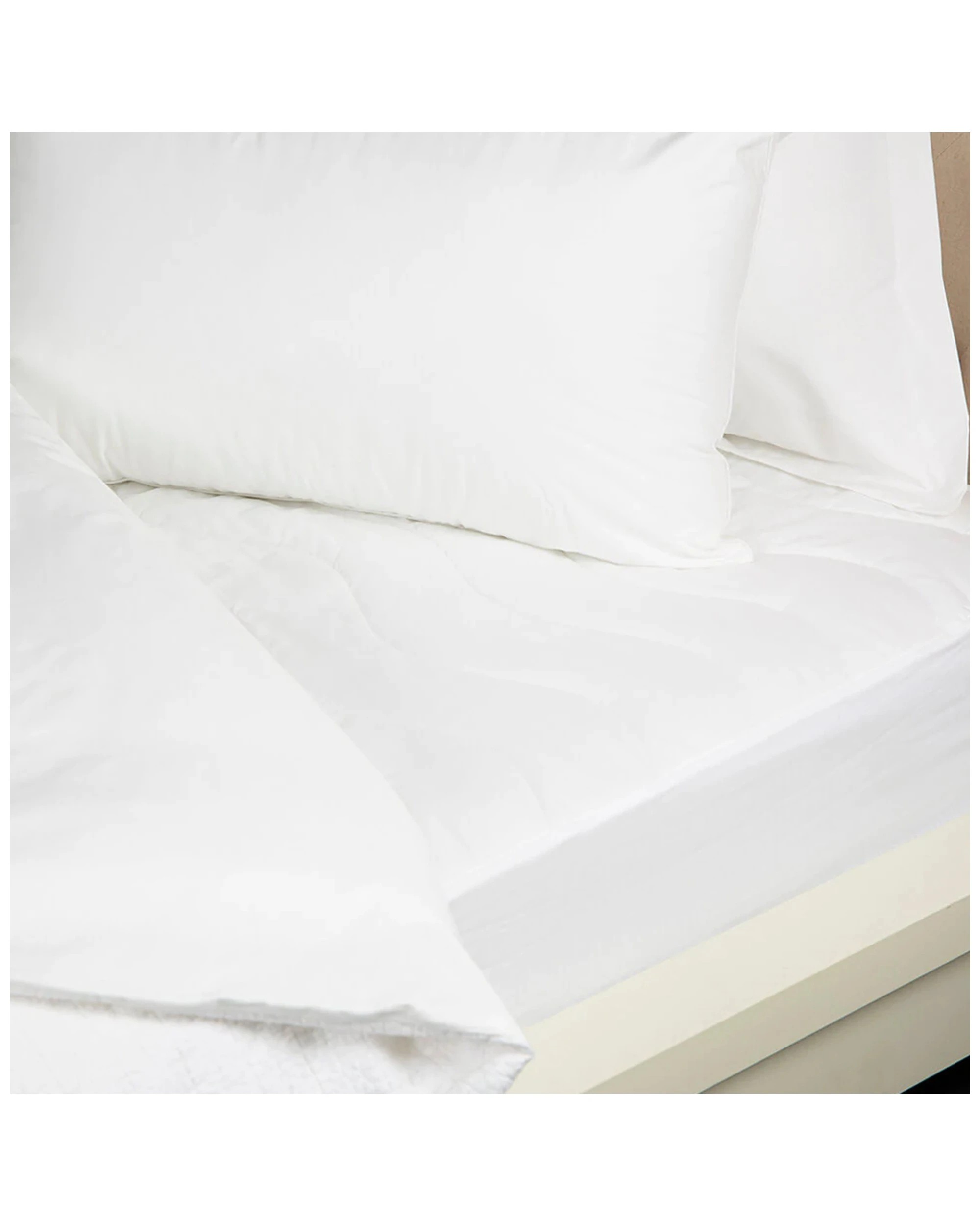 2 Tontine Queen Waterproof Fitted Quilted Cotton Mattress Protector - Comfortech
 - White, 2 of 3