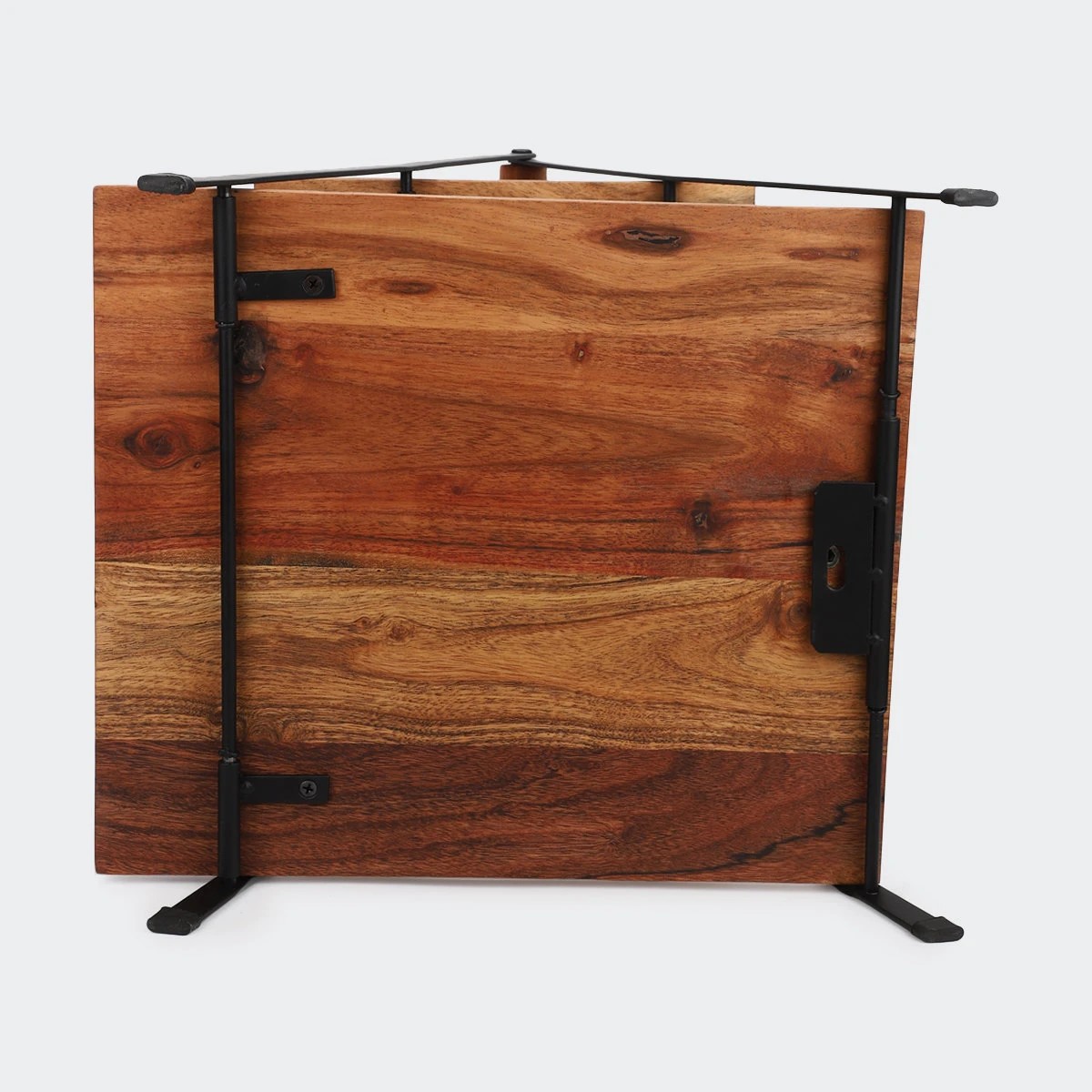 5 2 Tier Acacia Serving Stand, 5 of 8