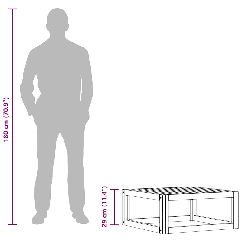 8 vidaXL Coffee table Durable - Brown, 8 of 9