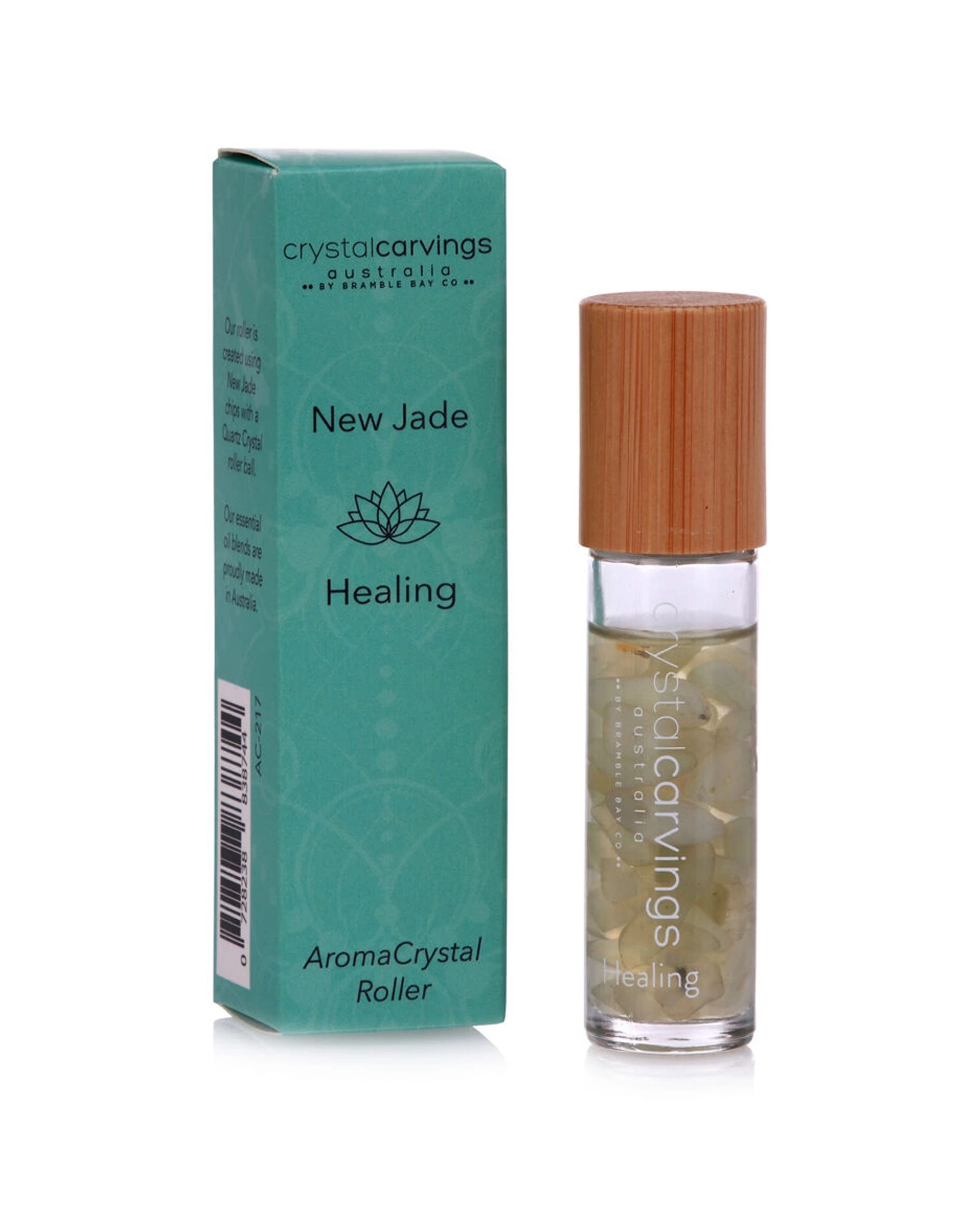 2 Bramble Bay 2PK Healing Aroma Crystal Roller Vetiver Patchouli 5ml - Green, 2 of 3