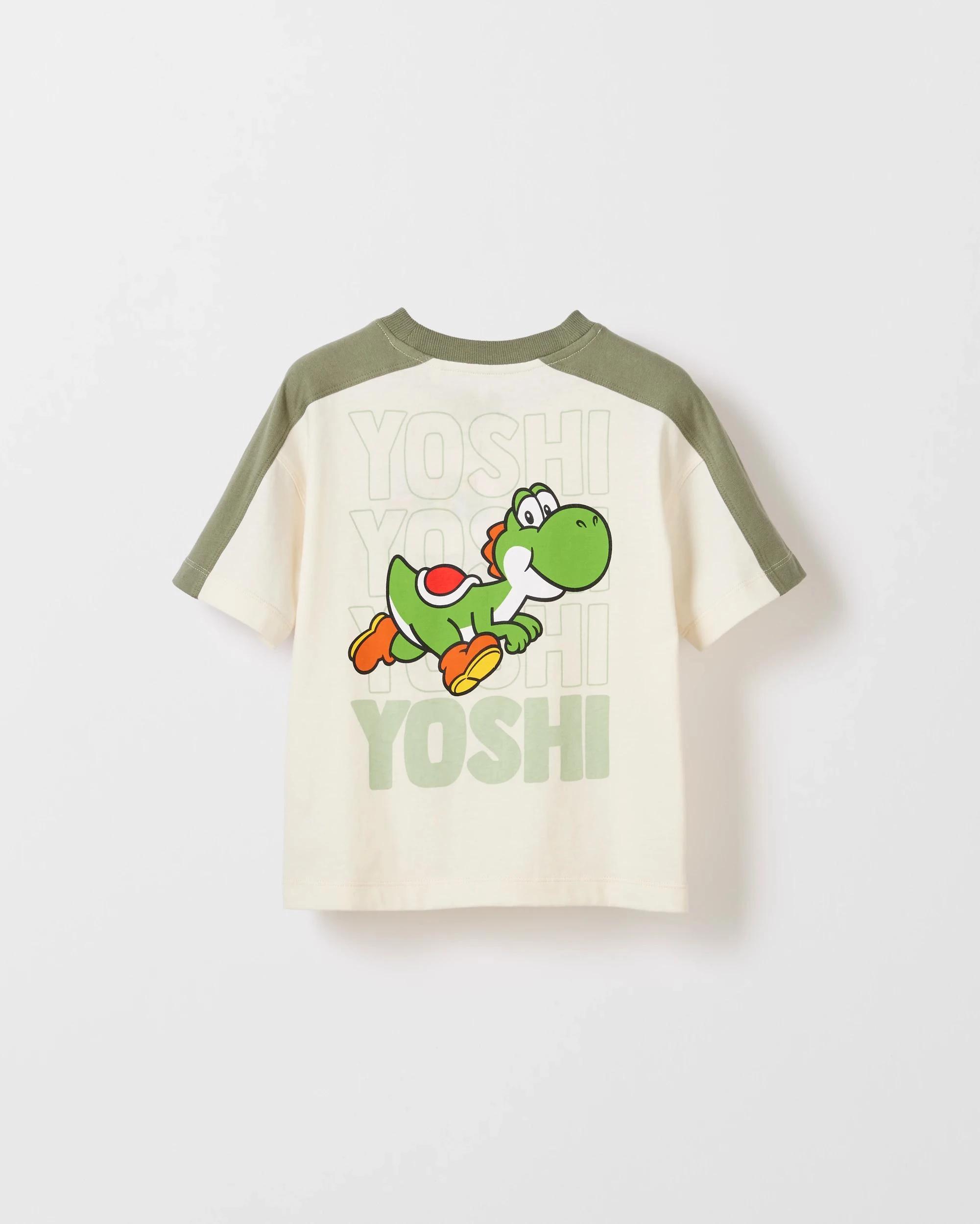 3 Super Mario Yoshi Australian Cotton T-Shirt GARDENIA, 3 of 3