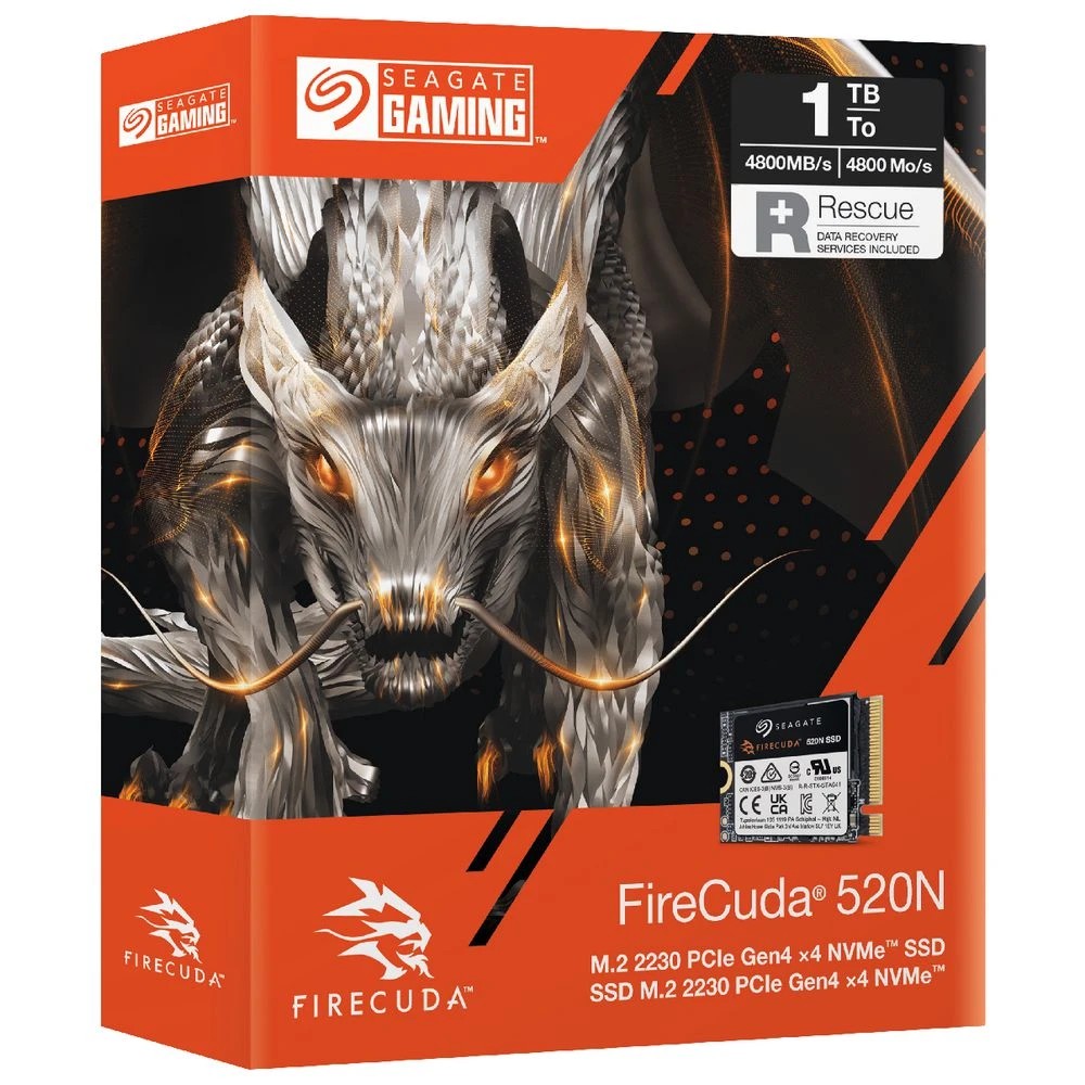 6 Seagate 1TB FireCuda 520N M.2 2230 NVMe SSD, 6 of 6