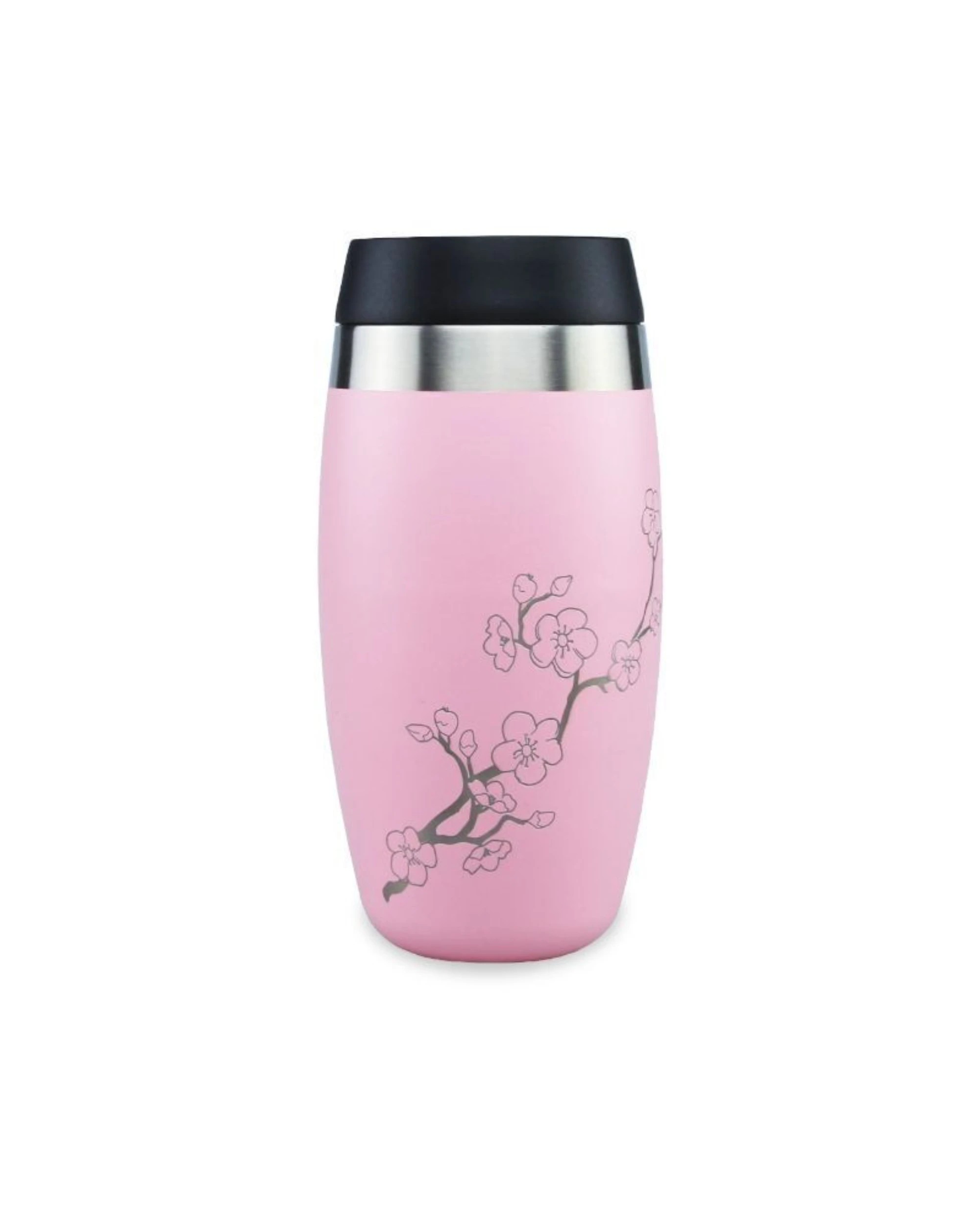1 O'Helo 400ml  To-Go Tumbler With Etched Blossom - Pink, 1 of 1