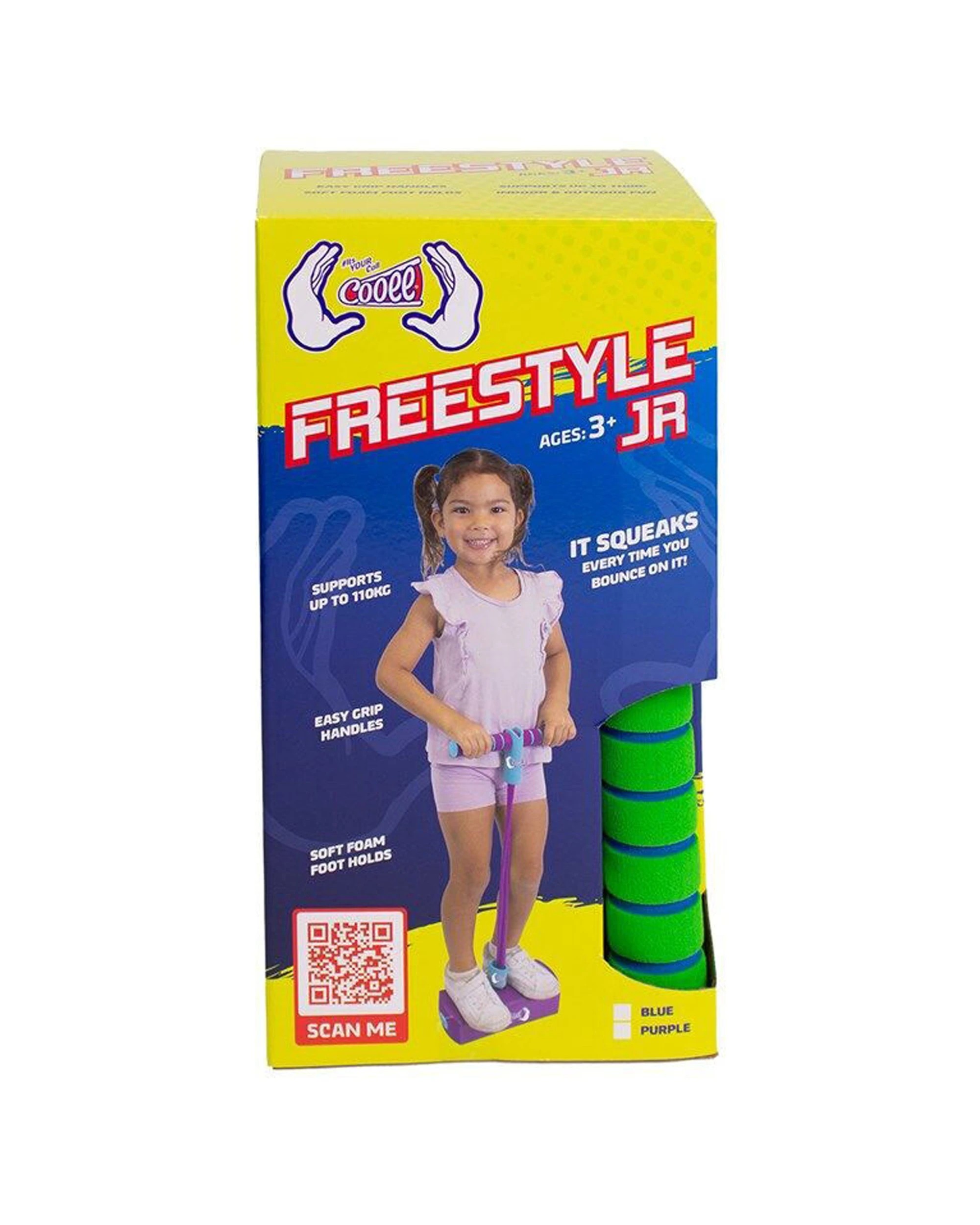 3 Cooee 2PK Freestyle Junior Pogo Bounce Jump Stick Upto 110kg - Multi, 3 of 3
