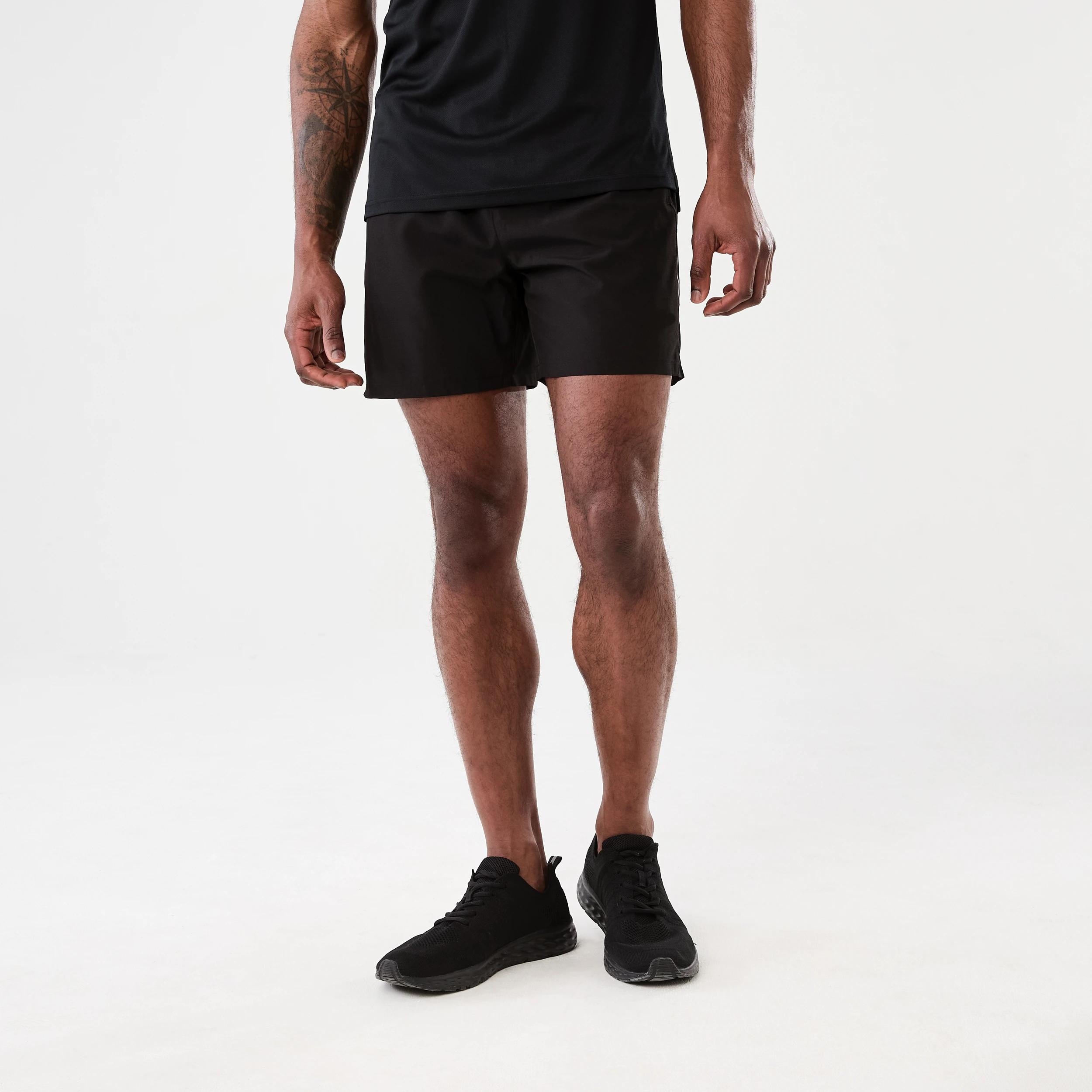 7 Active Mens Woven Stretch Shorts BLACK, 7 of 8