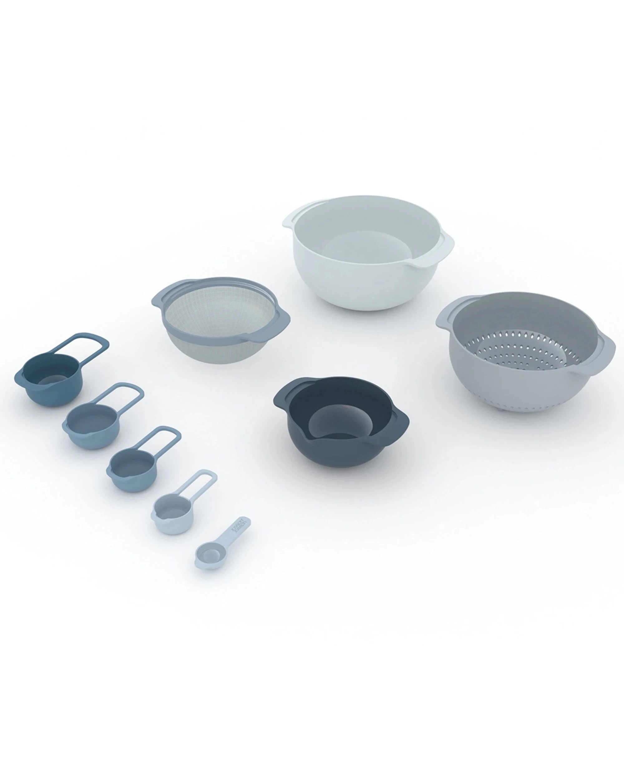 2 Joseph Joseph 9pc Nest 9 Plus Compact Food Preparation Bowl Set Sky - Multi, 2 of 4