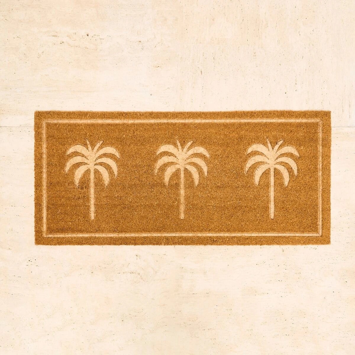 4 Palm Debossed Door Mat - 100cm x 45cm, 4 of 5