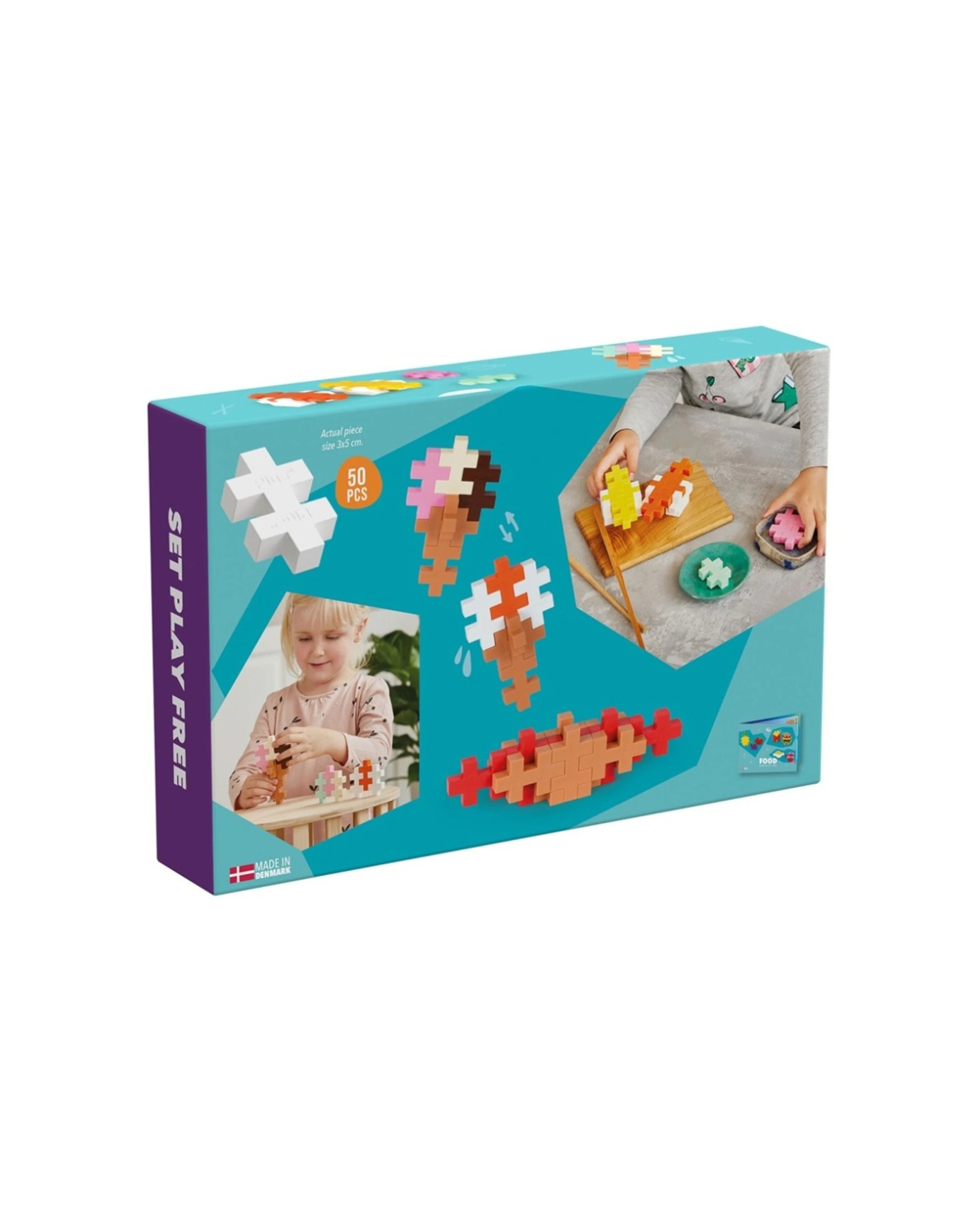 2 Plus-Plus 50pc Big Food Activity Building Blocks STEM Kids Toy, 2 of 3