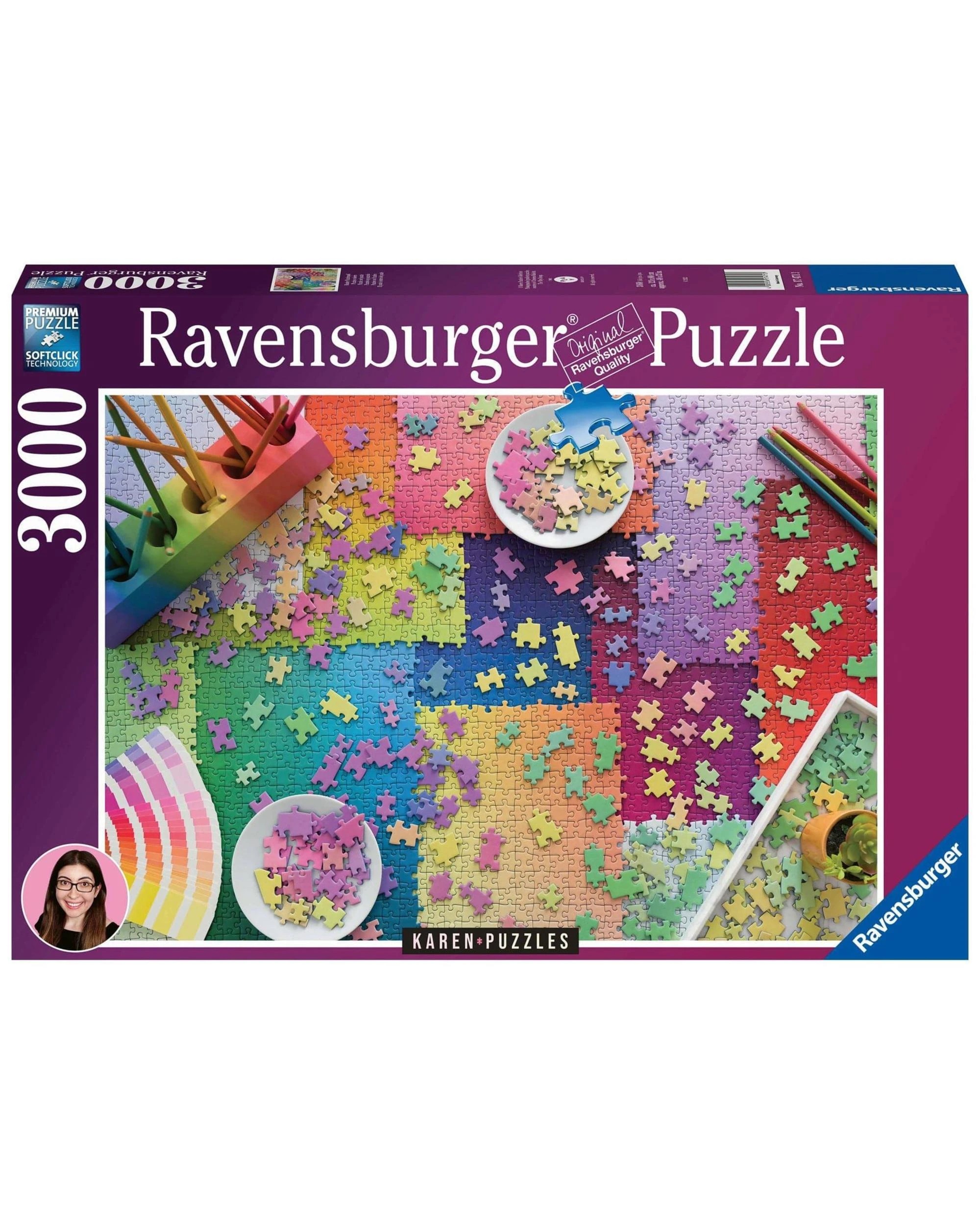 2 Ravensburger Puzzles on Puzzles 3000 Piece Jigsaw Puzzle, 2 of 3