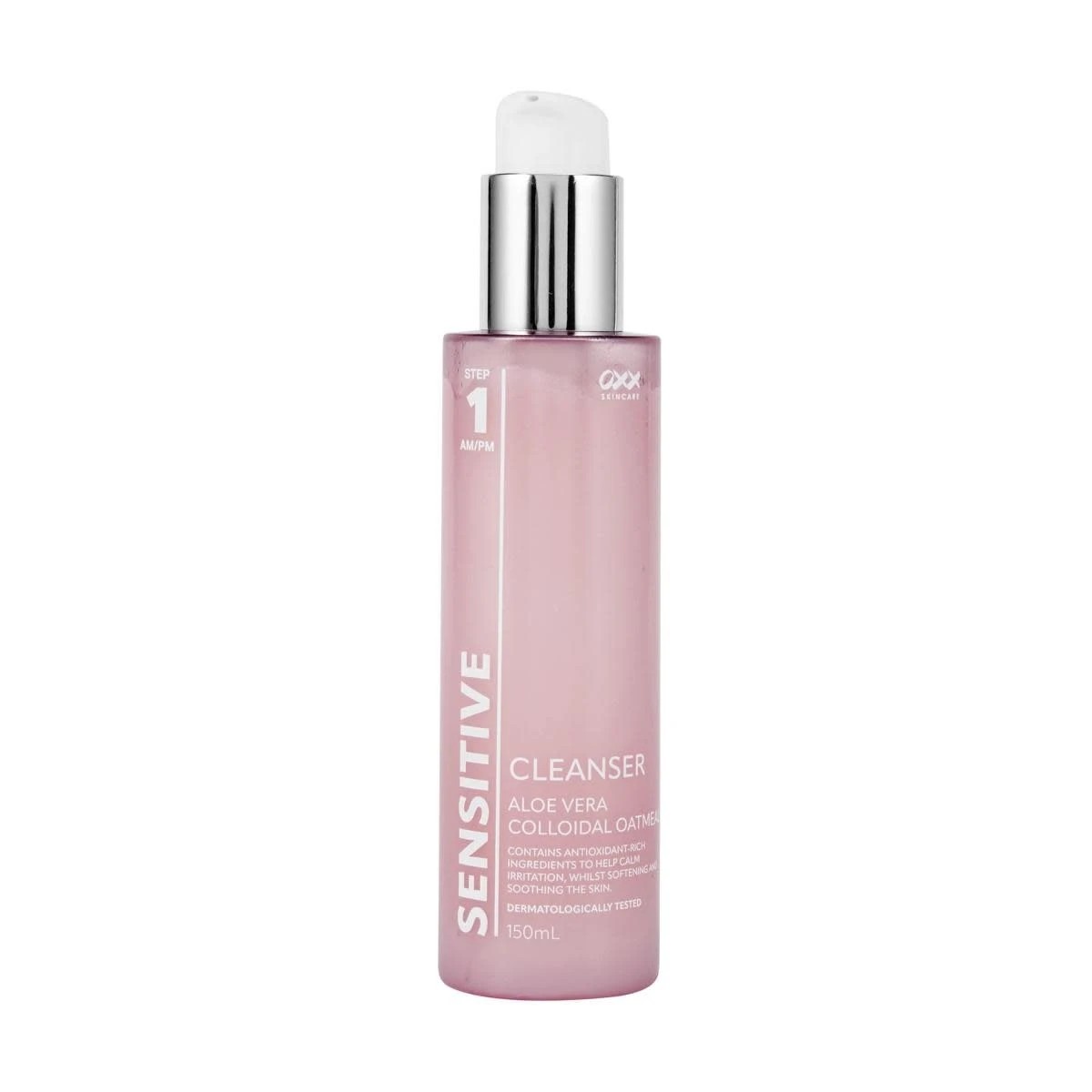 1 OXX Skincare Step 1 AM/PM Sensitive Cleanser 150ml - Aloe Vera and Colloidal Oatmeal, 1 of 3