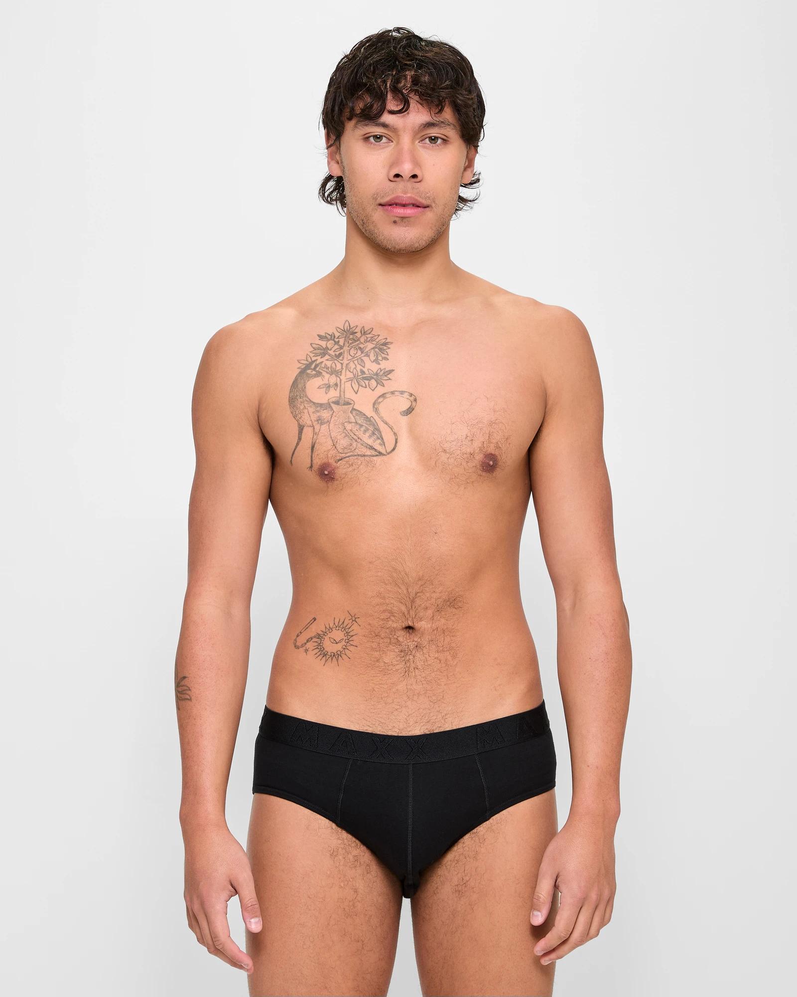 3 7 Pack Hipster Briefs - Maxx BLACK, 3 of 5