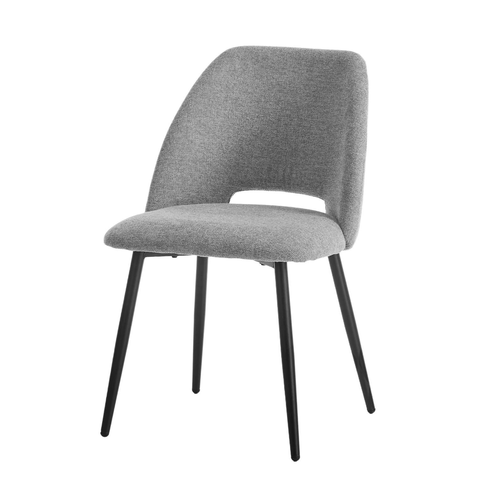 7 Oikiture 4x Dining Chair Accent Chairs Linen Fabric - Grey, 7 of 9