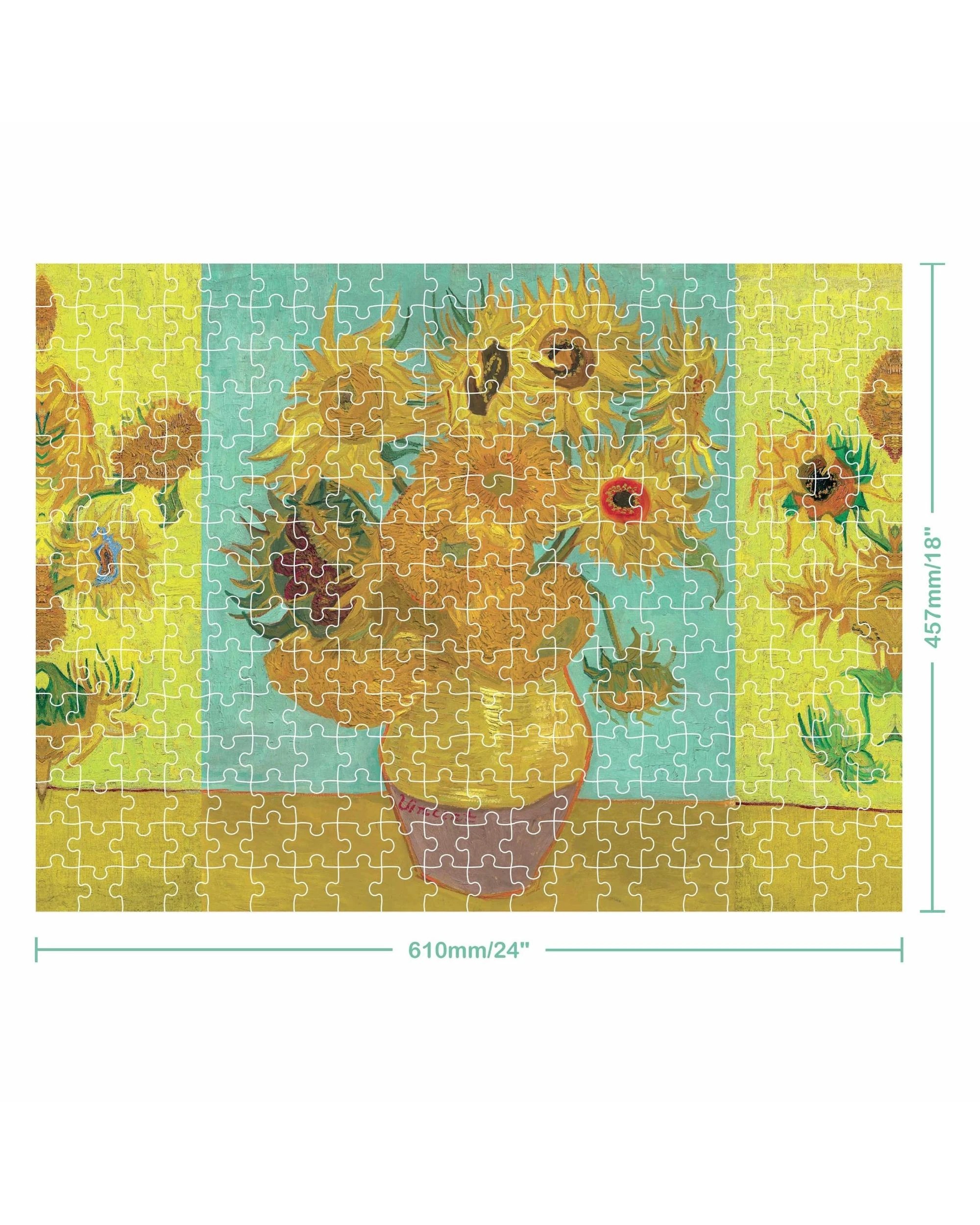 3 Hinkler Elevate Van Gogh Sunflowers 300 Piece Puzzle, 3 of 4