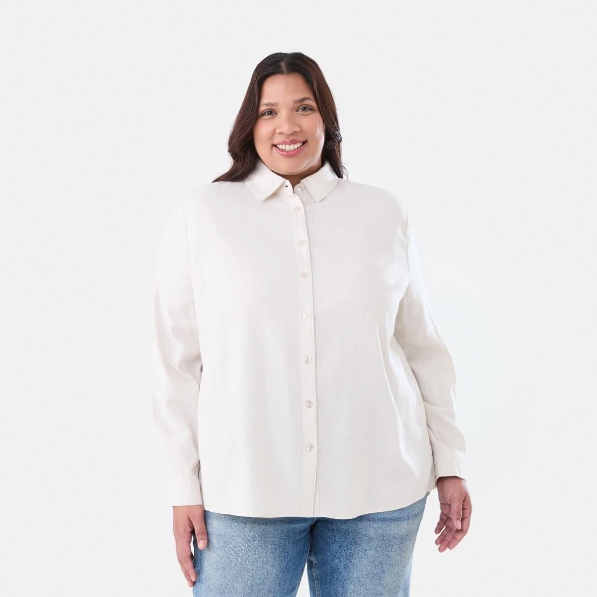 1 Curve Long Sleeve Shirt NATURAL BEIGE, 1 of 6