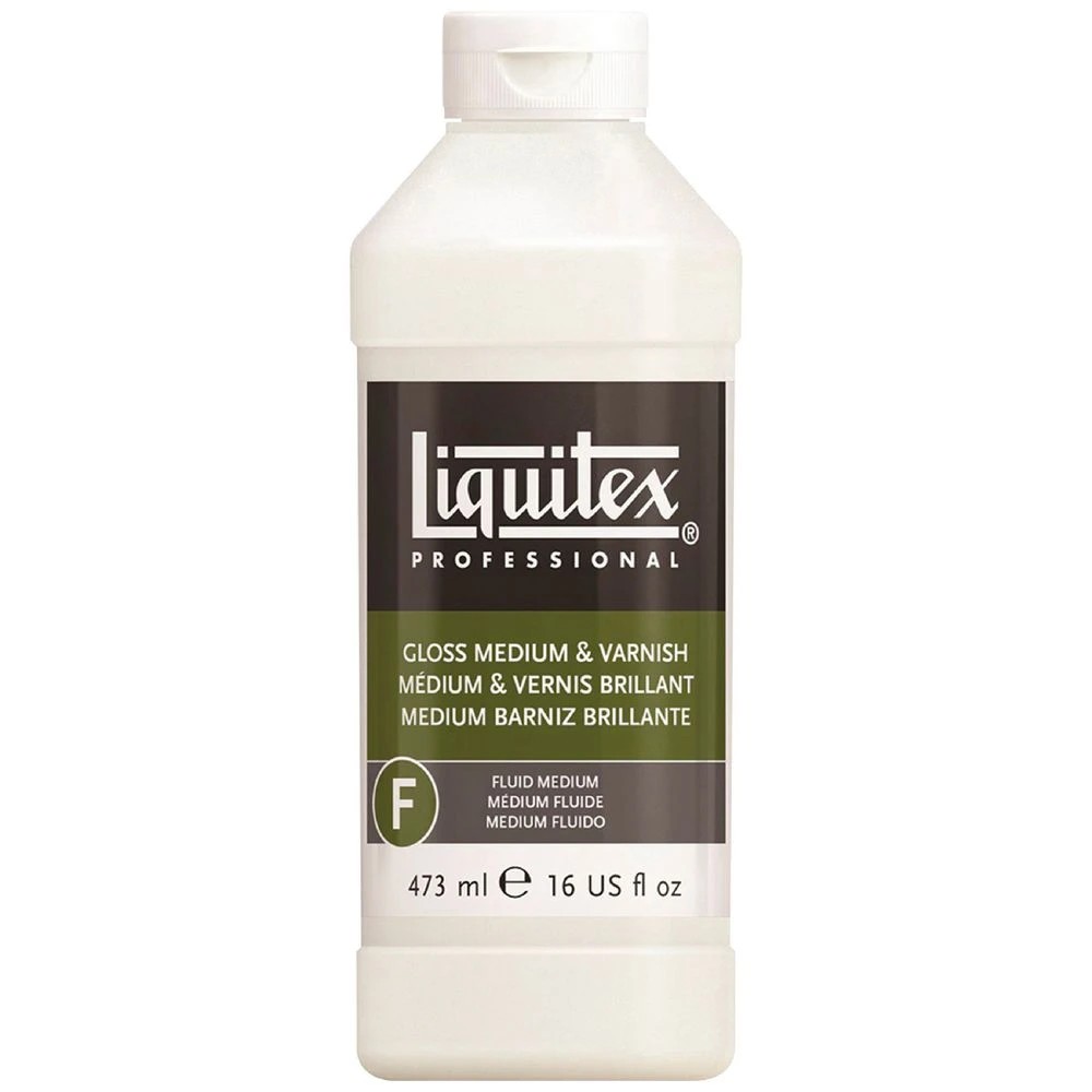 1 Liquitex Fluid Gloss Medium and Varnish 473mL, 1 of 1