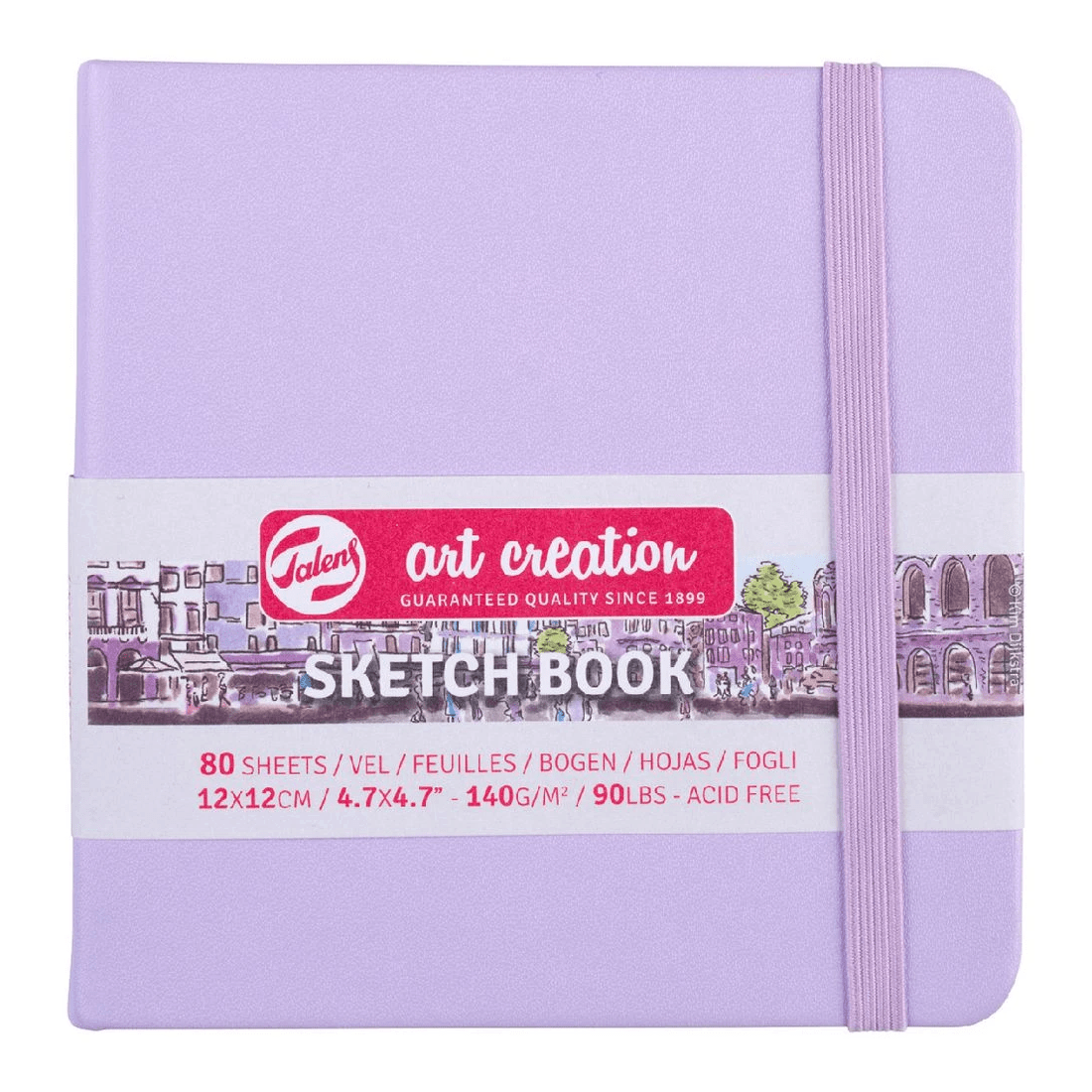 1 Talens Art Creation 12x12cm Sketchbook Violet, 1 of 1