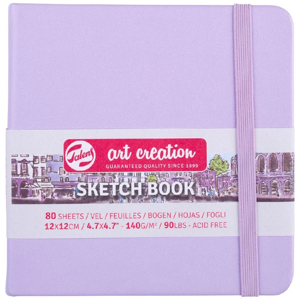 1 Talens Art Creation 12x12cm Sketchbook Violet, 1 of 1