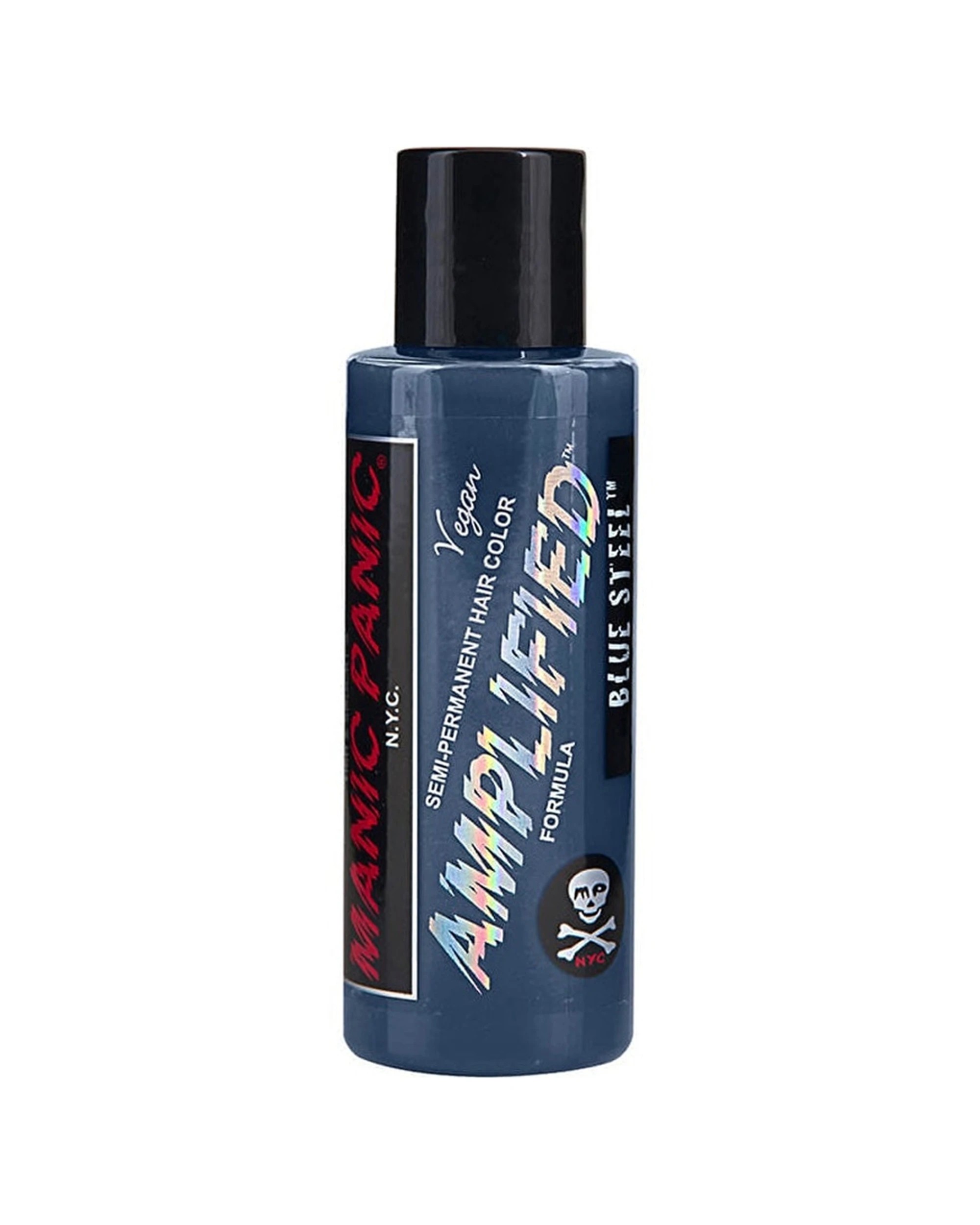 1 Manic Panic Amplified Squeeze Bottle Hair Colour 118ml Steel - Blue, 1 of 1