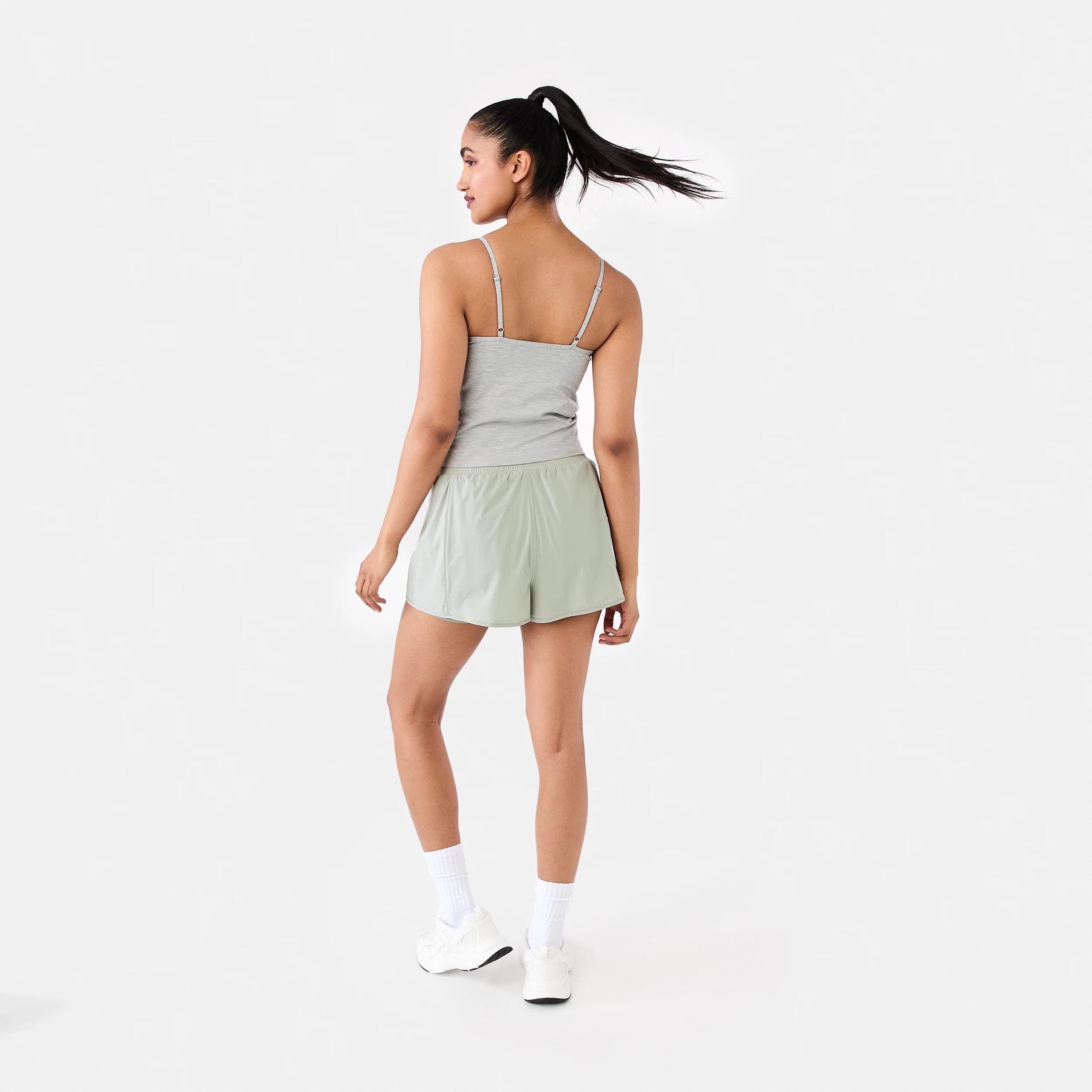 3 Active Womens Running Shorts LINDSEY GREEN, 3 of 7