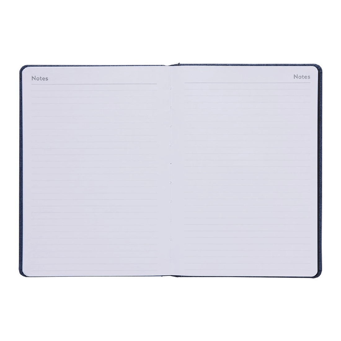 5 Otto A5 Recycled Week to View Undated Diary Navy, 5 of 6