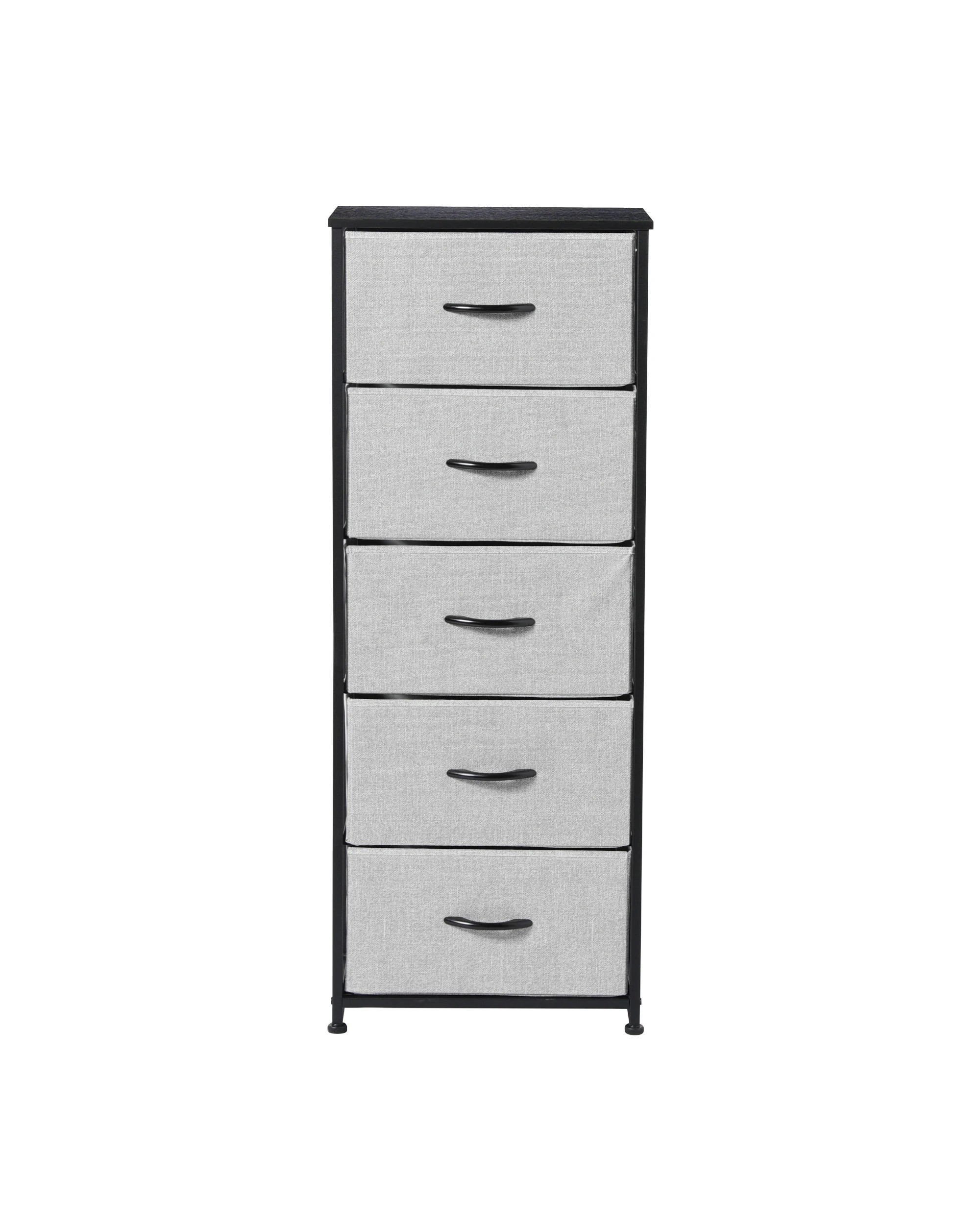 3 Sherwood Luna 5 Drawer Tallboy - Grey, 3 of 7