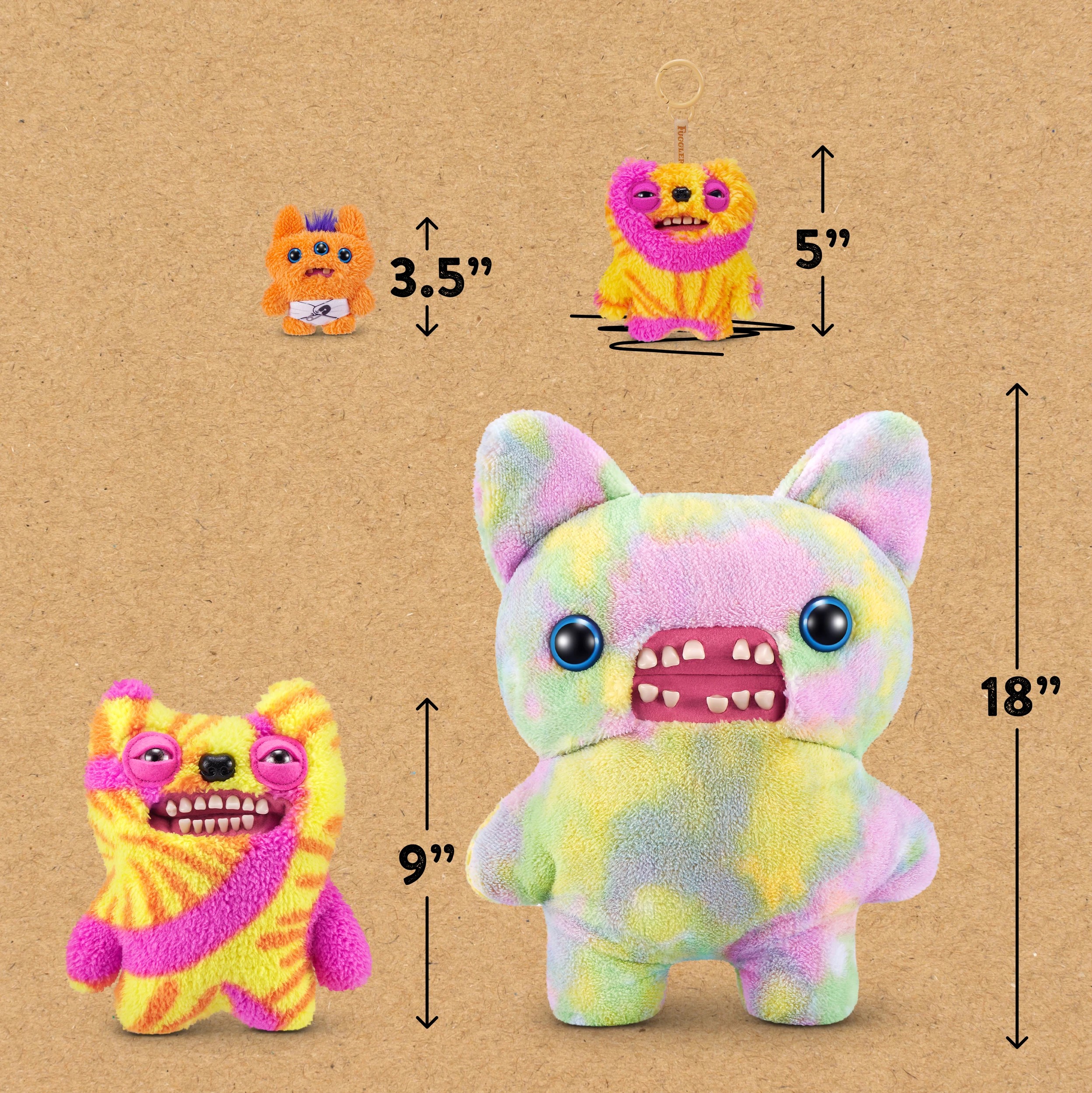 8 5in. Fuggler Keyring Series 6 - Assorted, 8 of 10