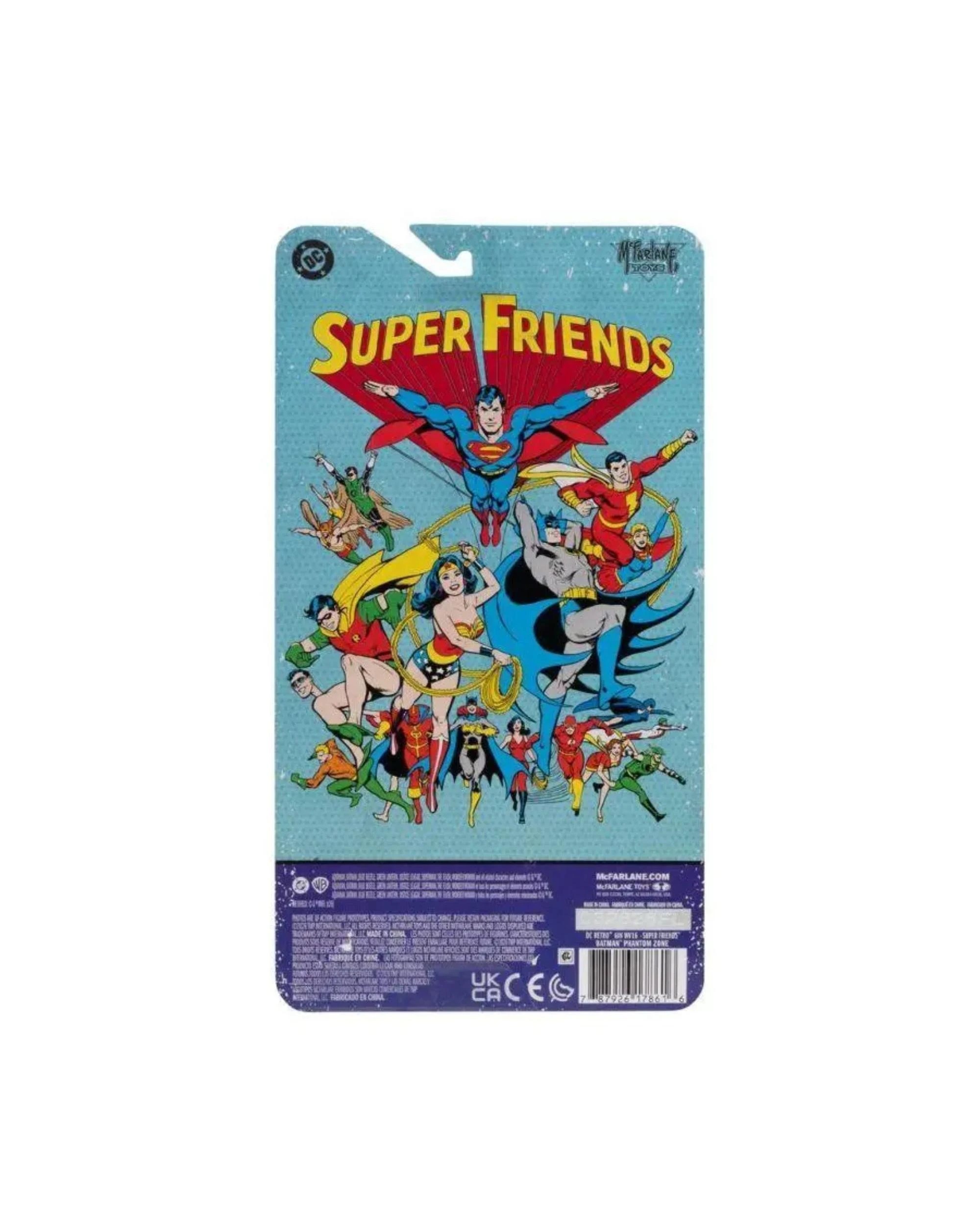 7 DC Comics Retro Super Friends Batman Phantom Zone Red Platinum Edition 6 inch Action Figure, 7 of 7