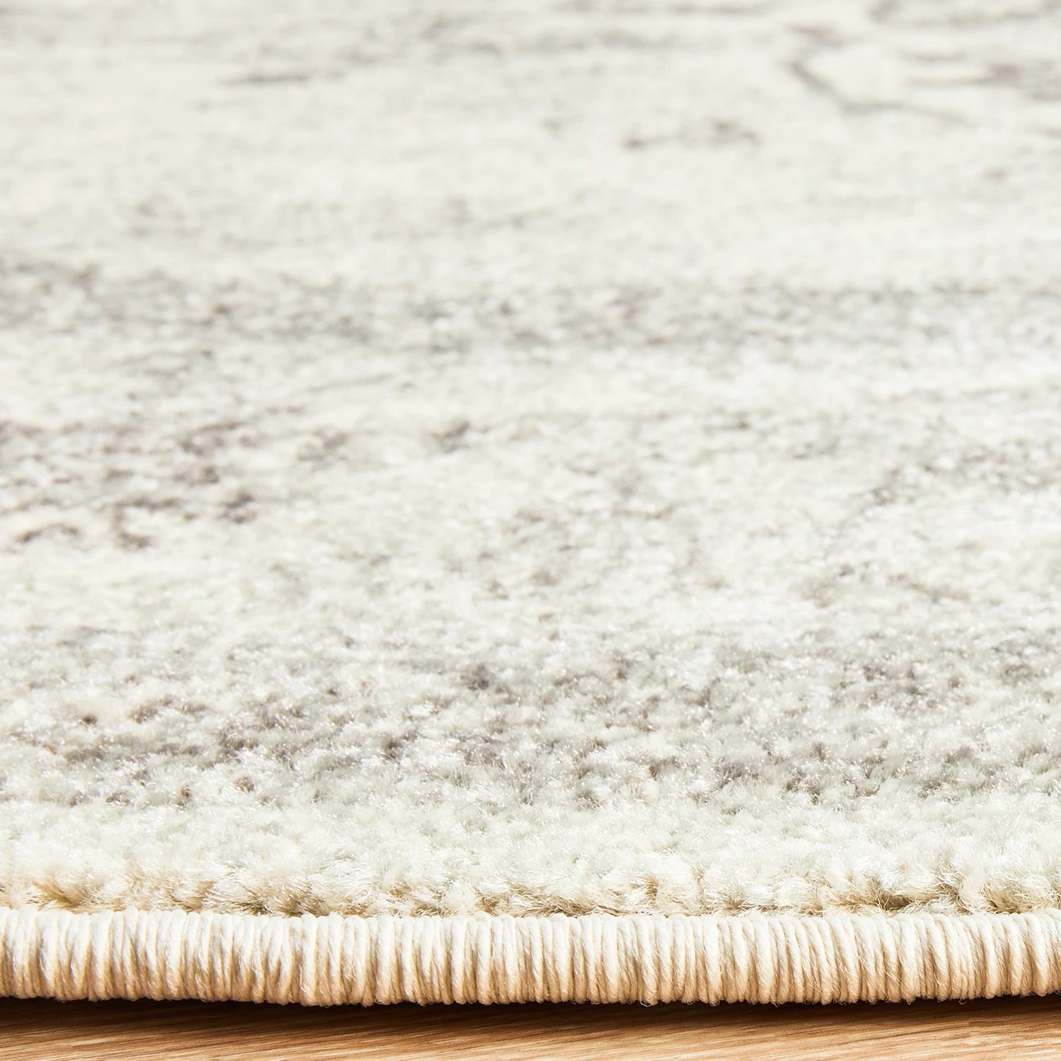 7 Common Ground Rugs Era 977 150x150cm Round - Small Pet Friendly Rug - Silver, 7 of 8
