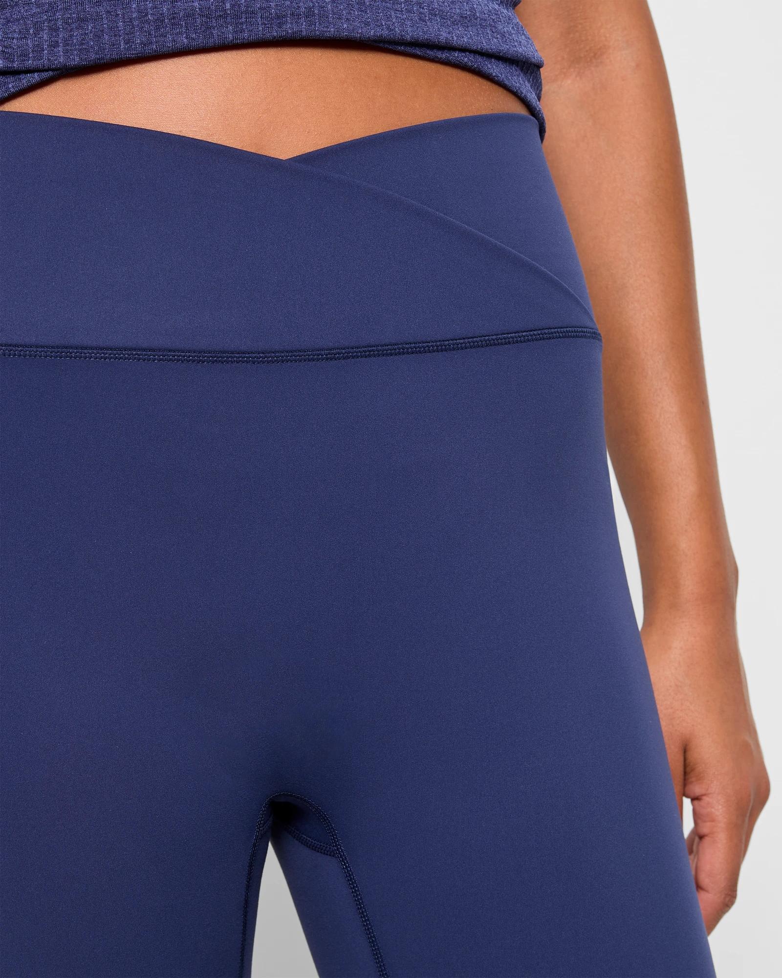 5 Target Active Studio Soft Wrap Flare Pants NAVY BLUE, 5 of 6