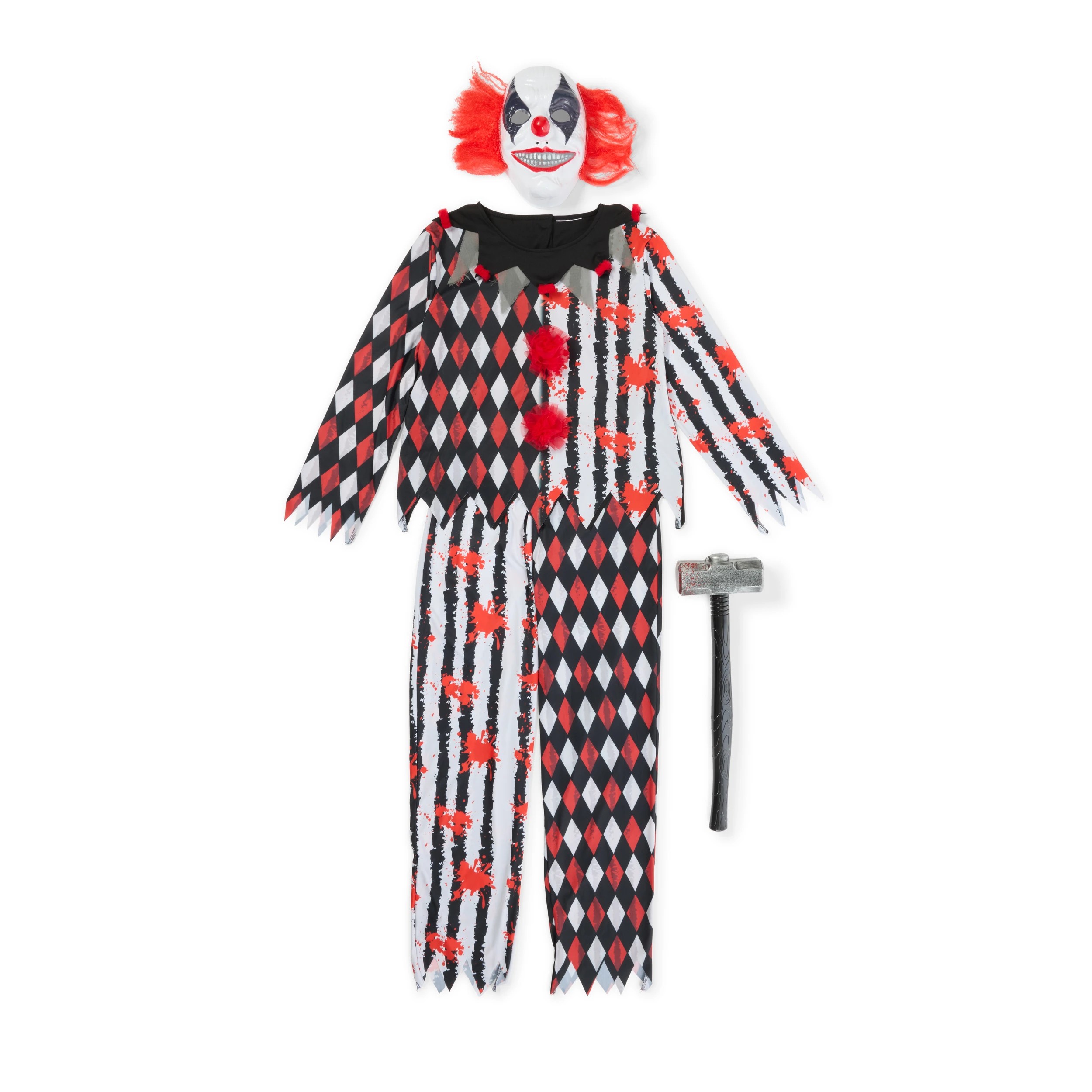 9 4 Piece Clown Costume - Ages 16+, 9 of 10