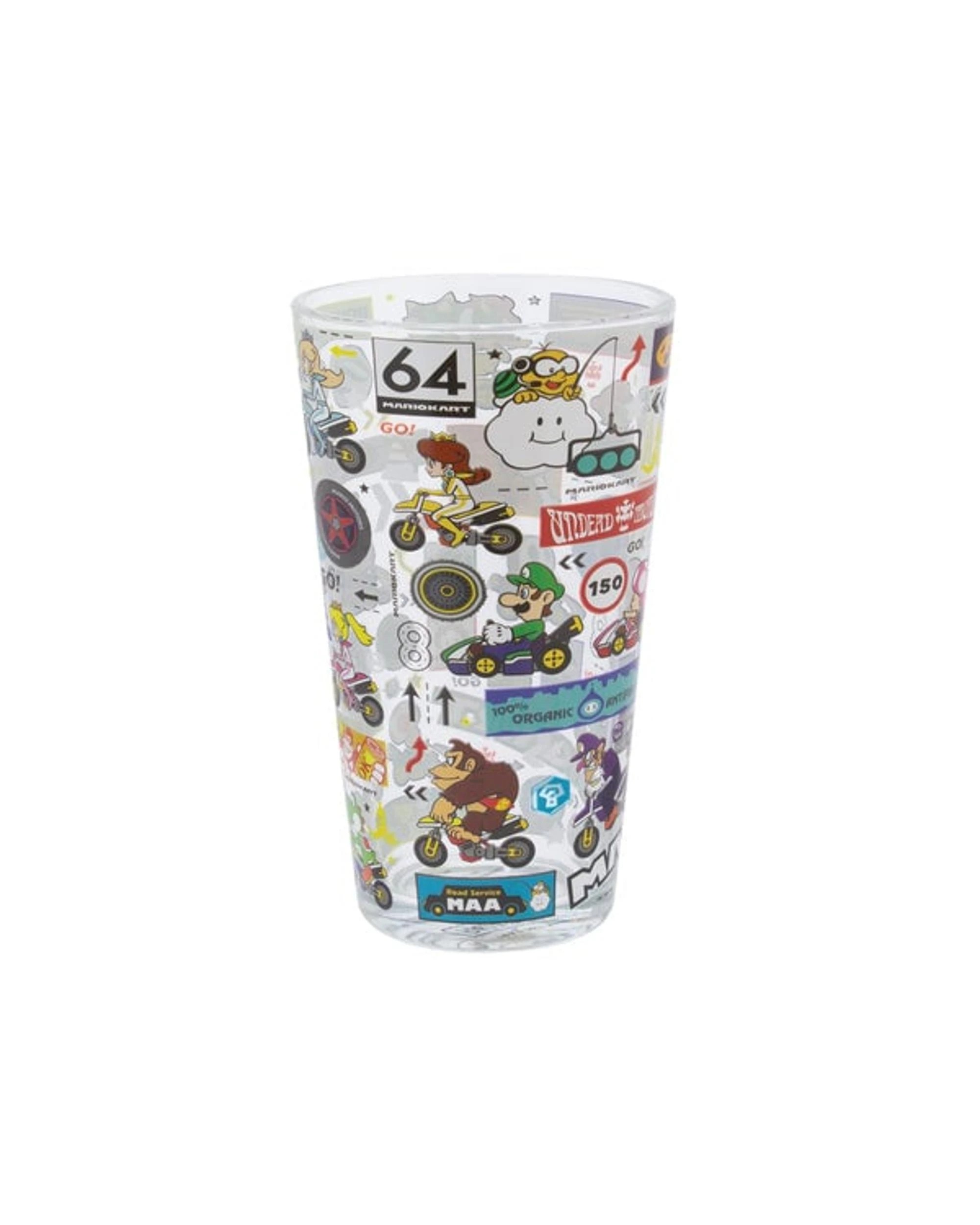 2 Paladone Mario Kart Stickerbomb Glass, 2 of 3