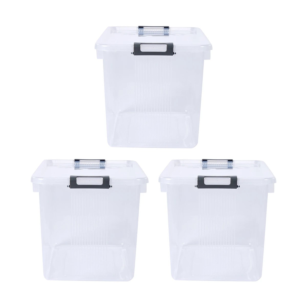 3 3 Pack 20L Tubs with Lids, 3 of 9