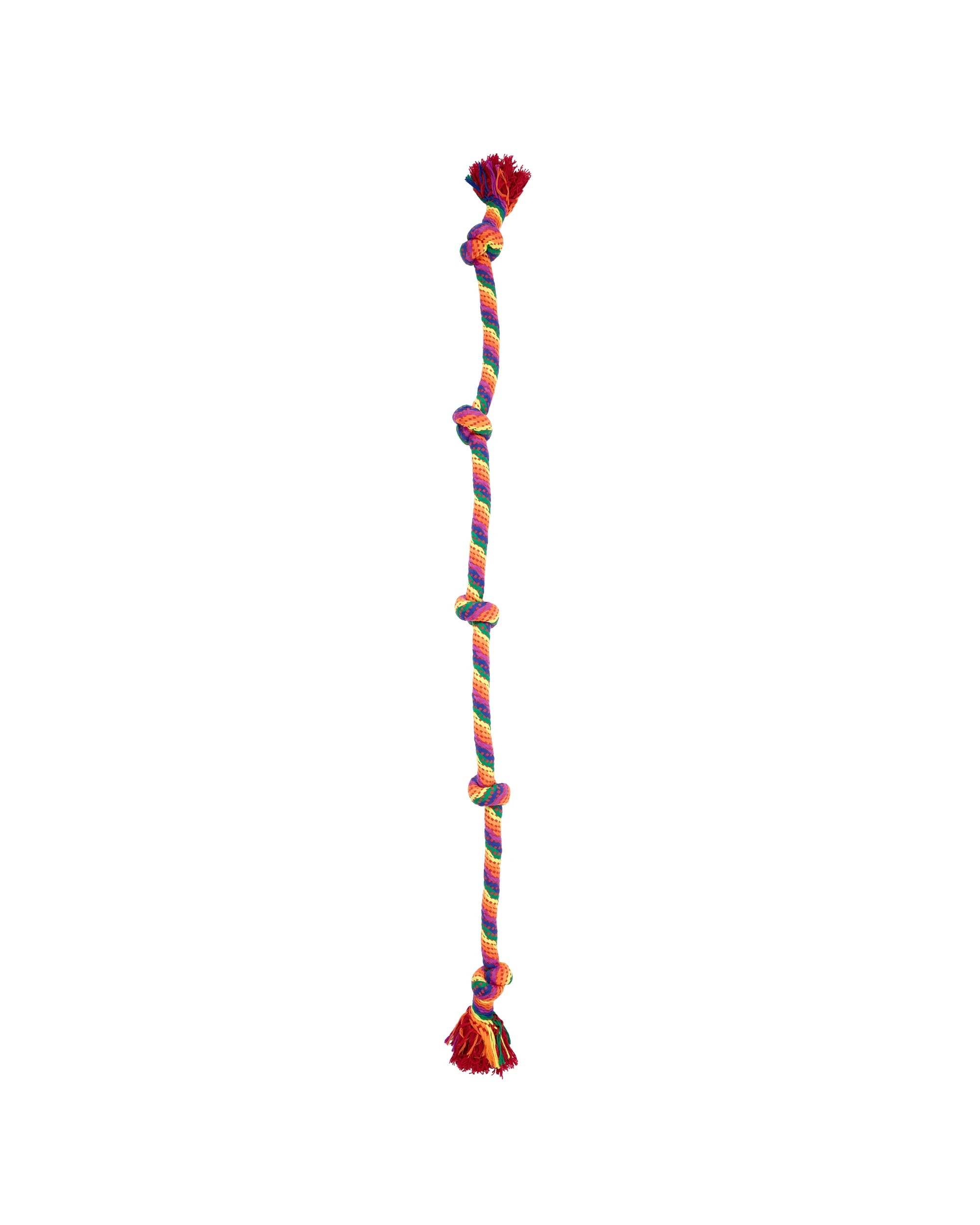 2 Pet Toy Mega Knotted Rope Rainbow, 2 of 4