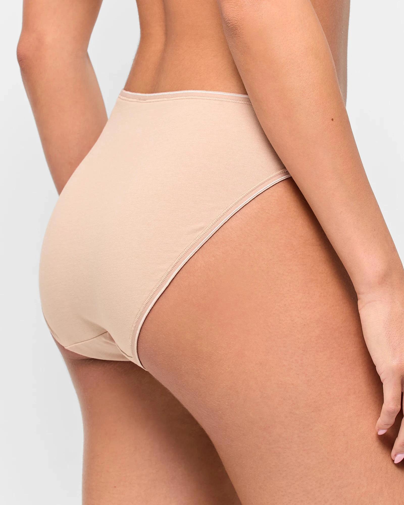 4 Target Australian Cotton Blend 2 Pack High Cut Briefs LATTE, 4 of 4