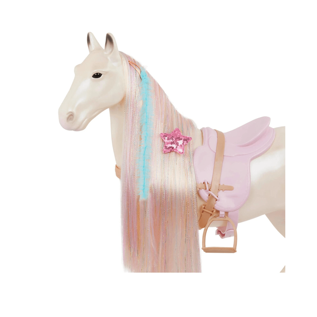 4 Our Generation Enchanting Horse 20-inch Toy Horse with Ultra-Long Rainbow Hair - Multi, 4 of 9
