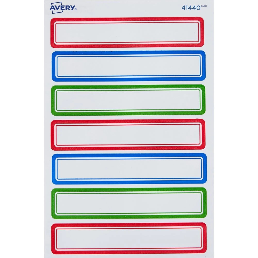 3 Avery Kids Durable Flexible Labels Assorted 35 Pack, 3 of 3