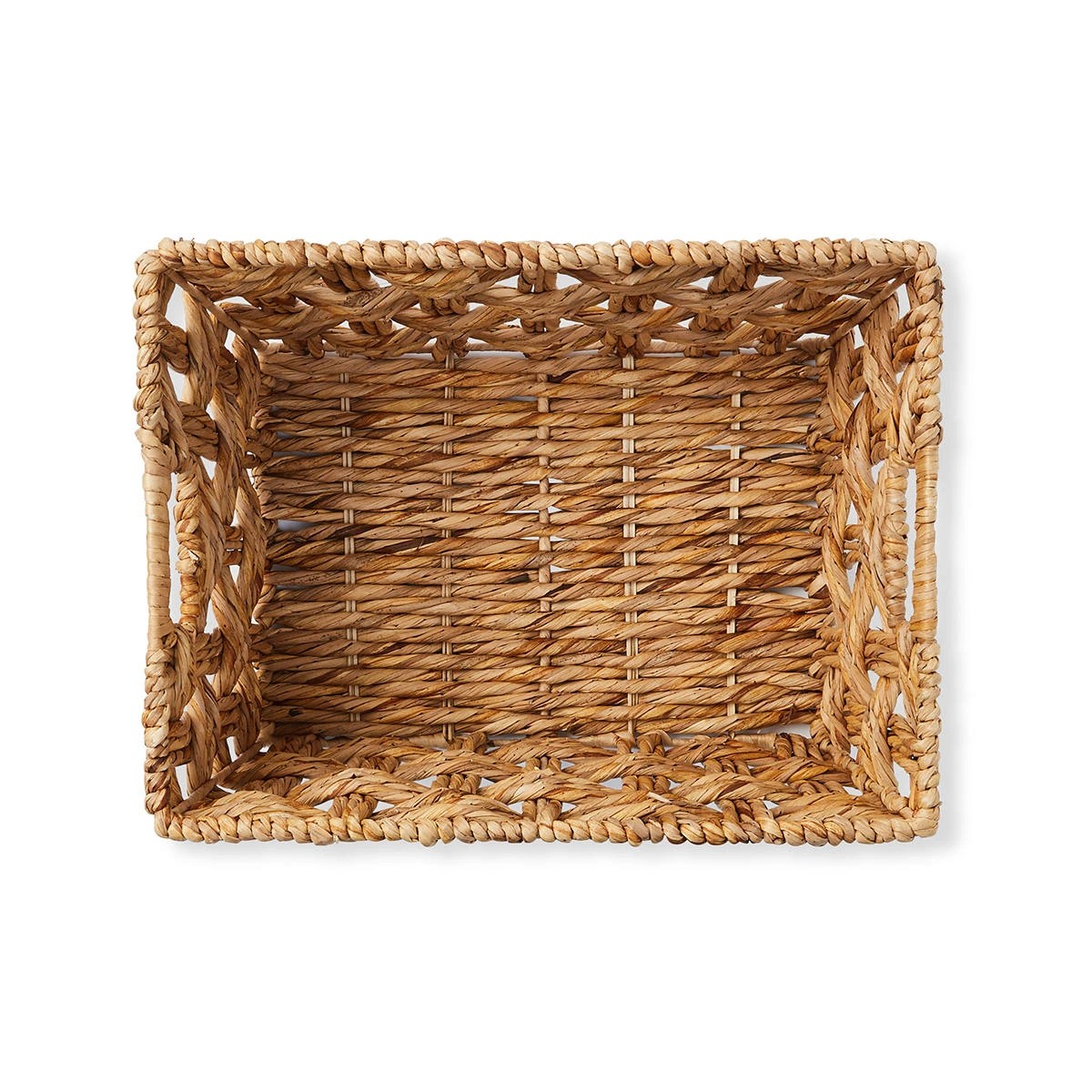 8 Rectangle Checkered Open Weave Basket - Natural, 8 of 8